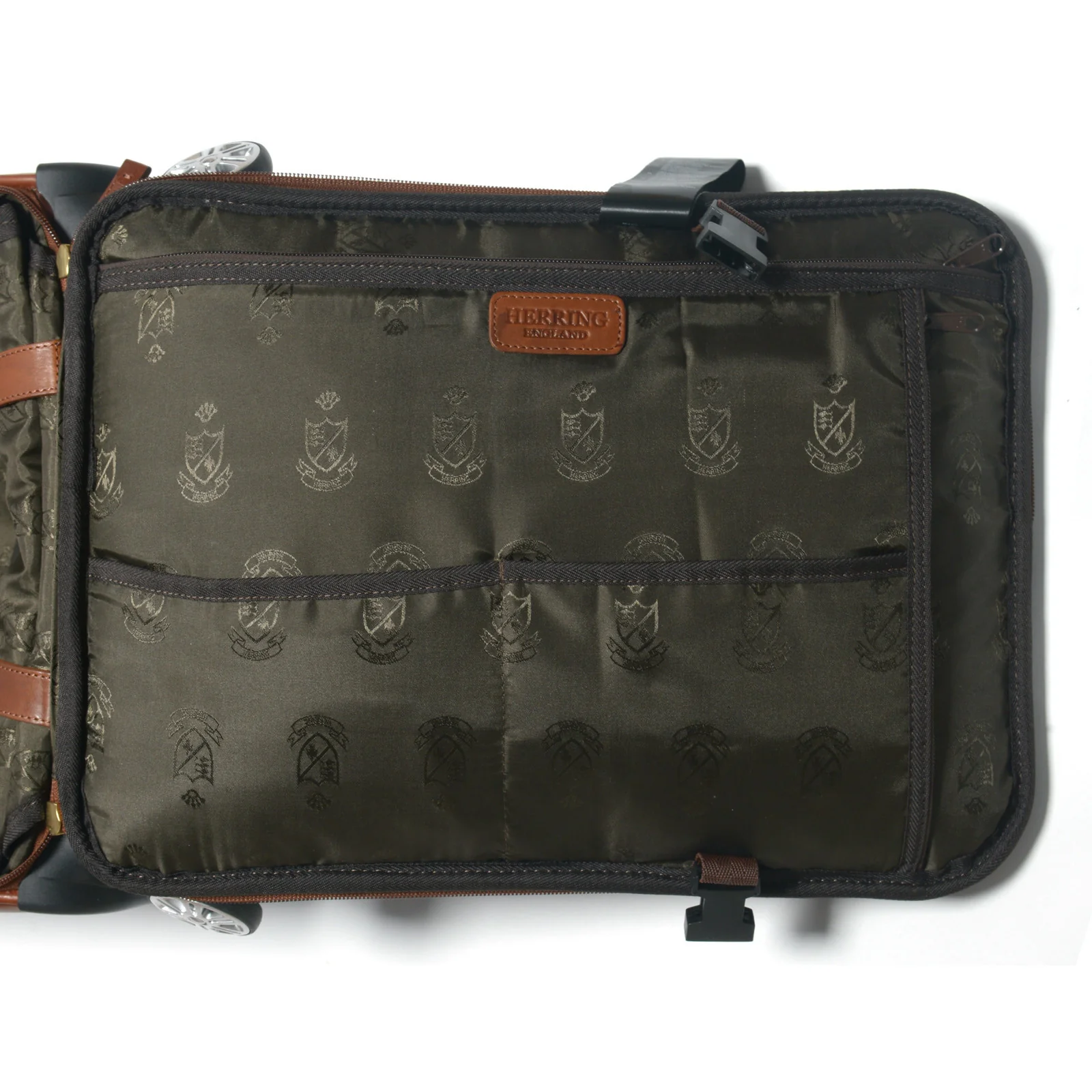 Herring Lucknam Wheeled Case in dark chestnut - Image 6