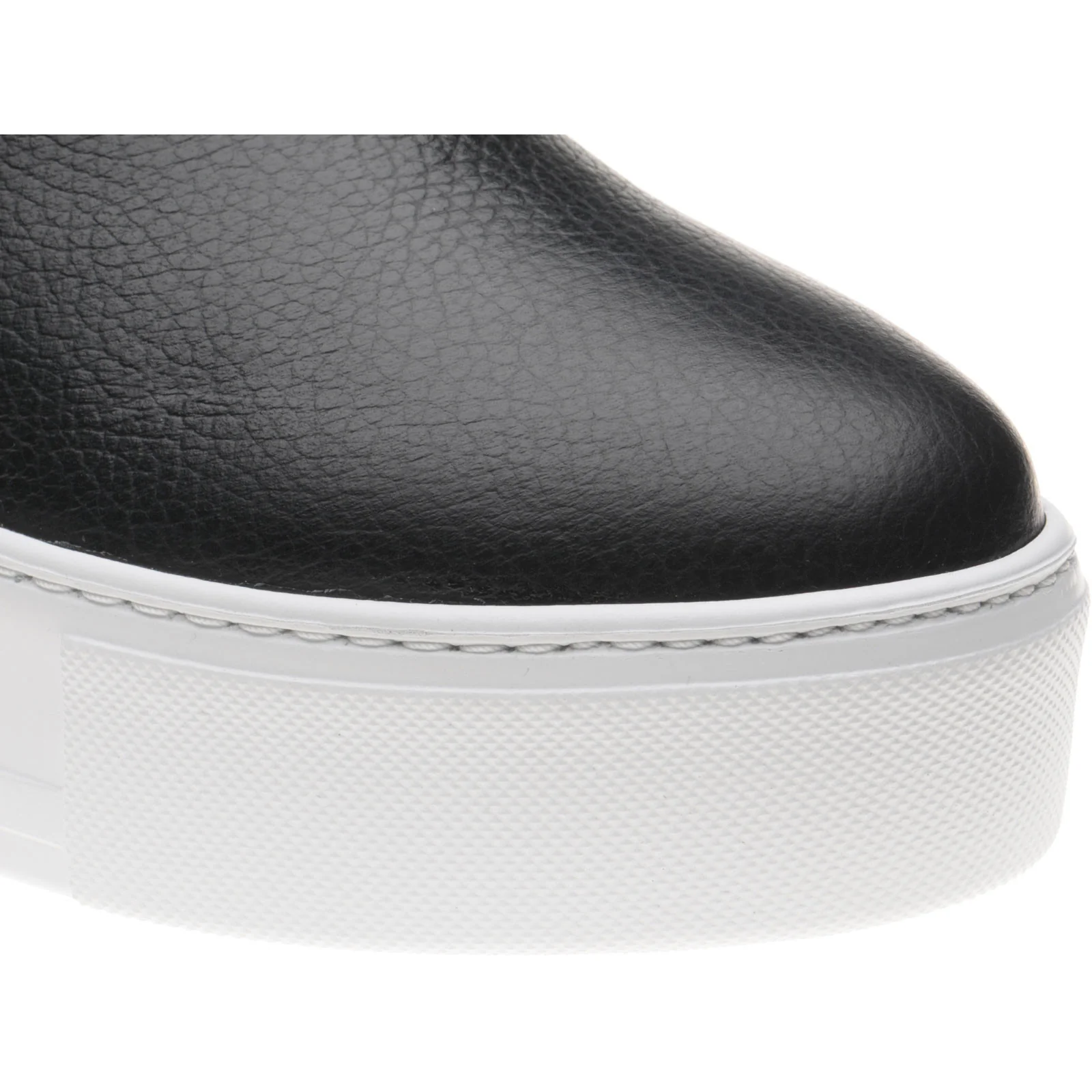 Herring Maggiore ladies rubber-soled Chelsea boots in black grain - Image 5