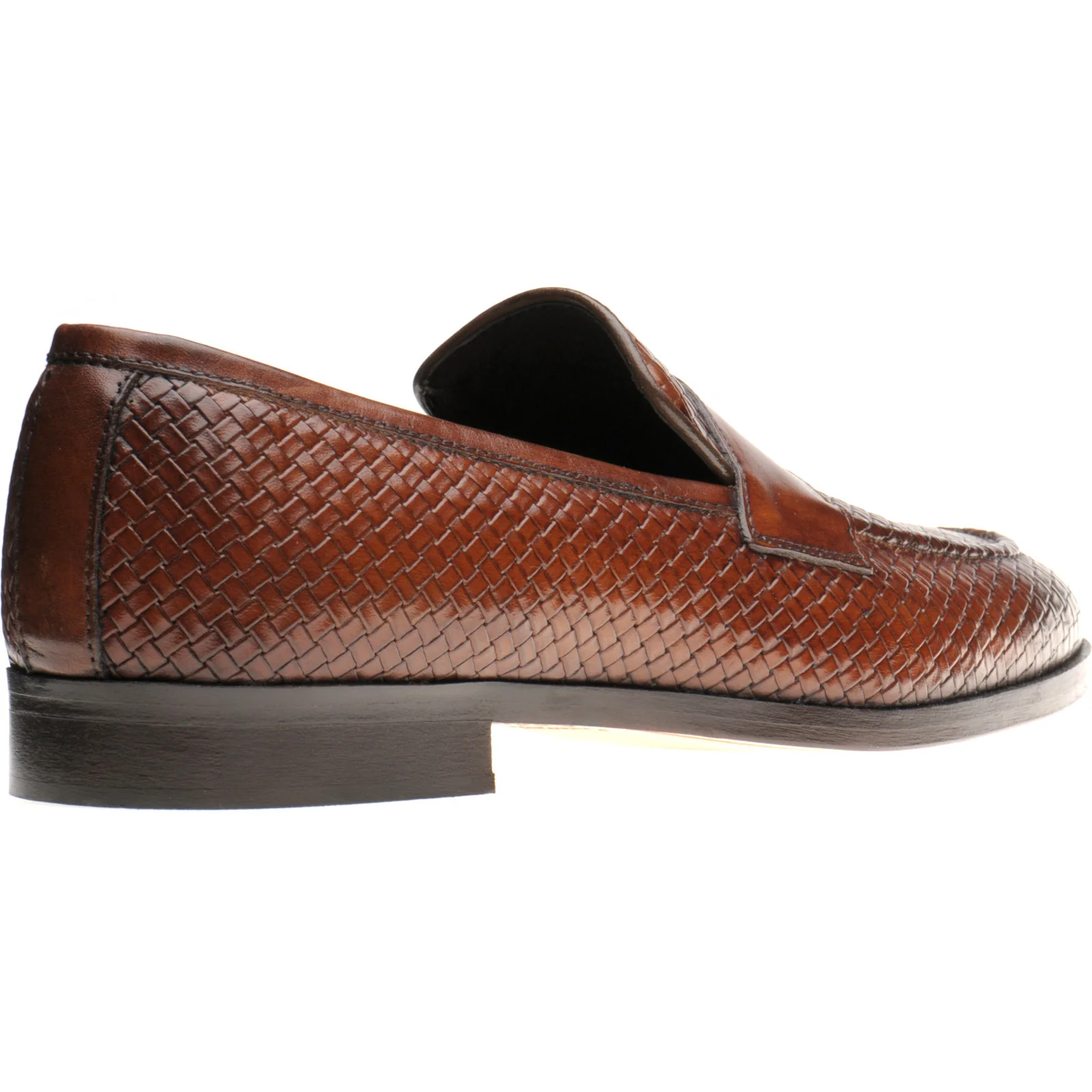 Herring Marmi mens loafers in brown calf - Image 4
