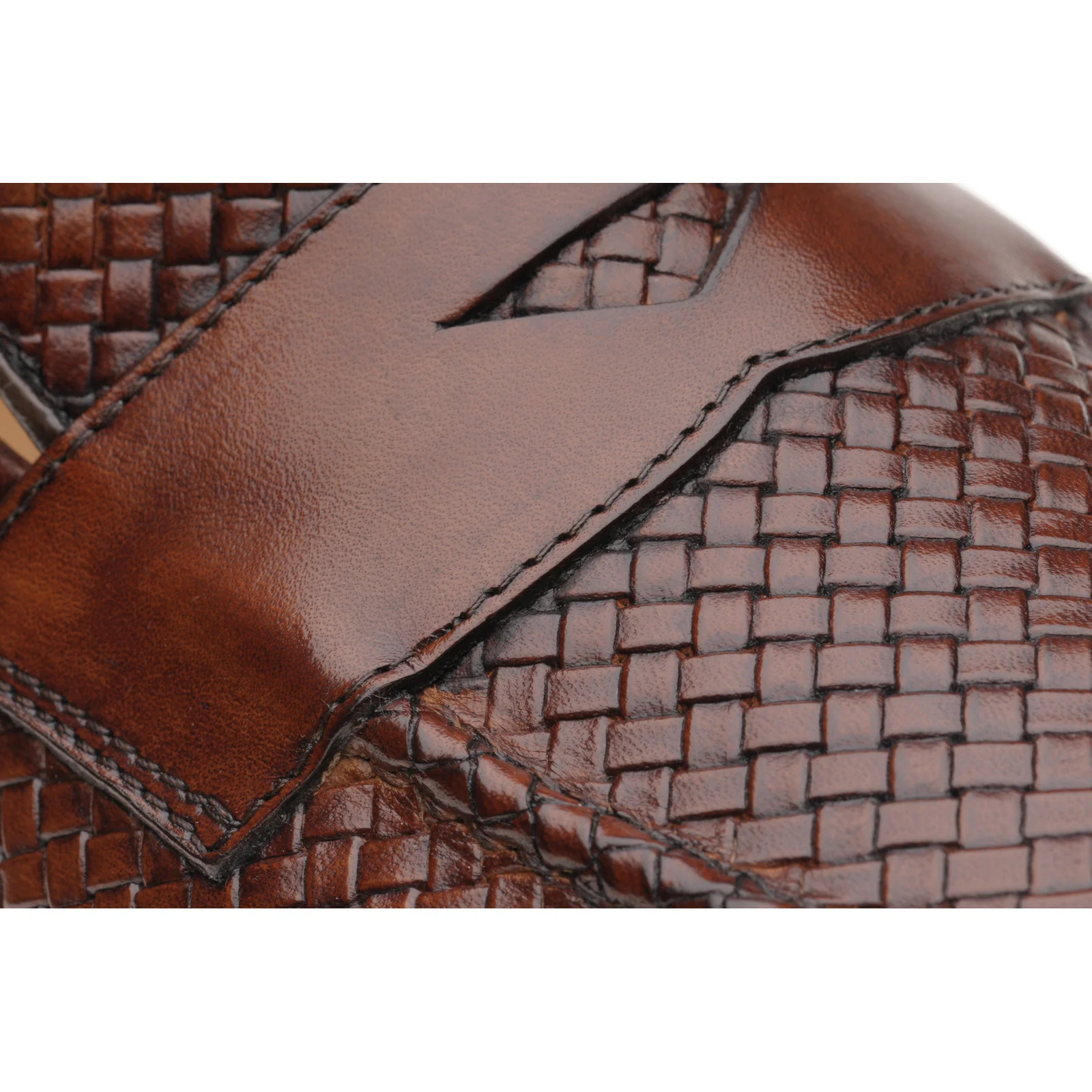 Herring Marmi mens loafers in brown calf - Image 5