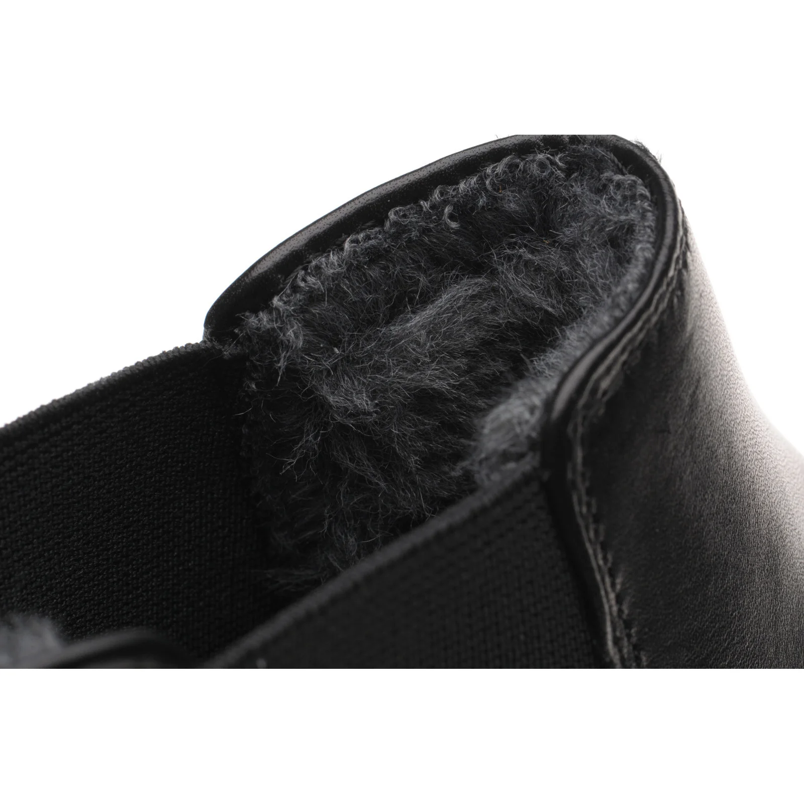 Herring Matterhorn mens rubber-soled Chelsea boots in black calf - Image 5
