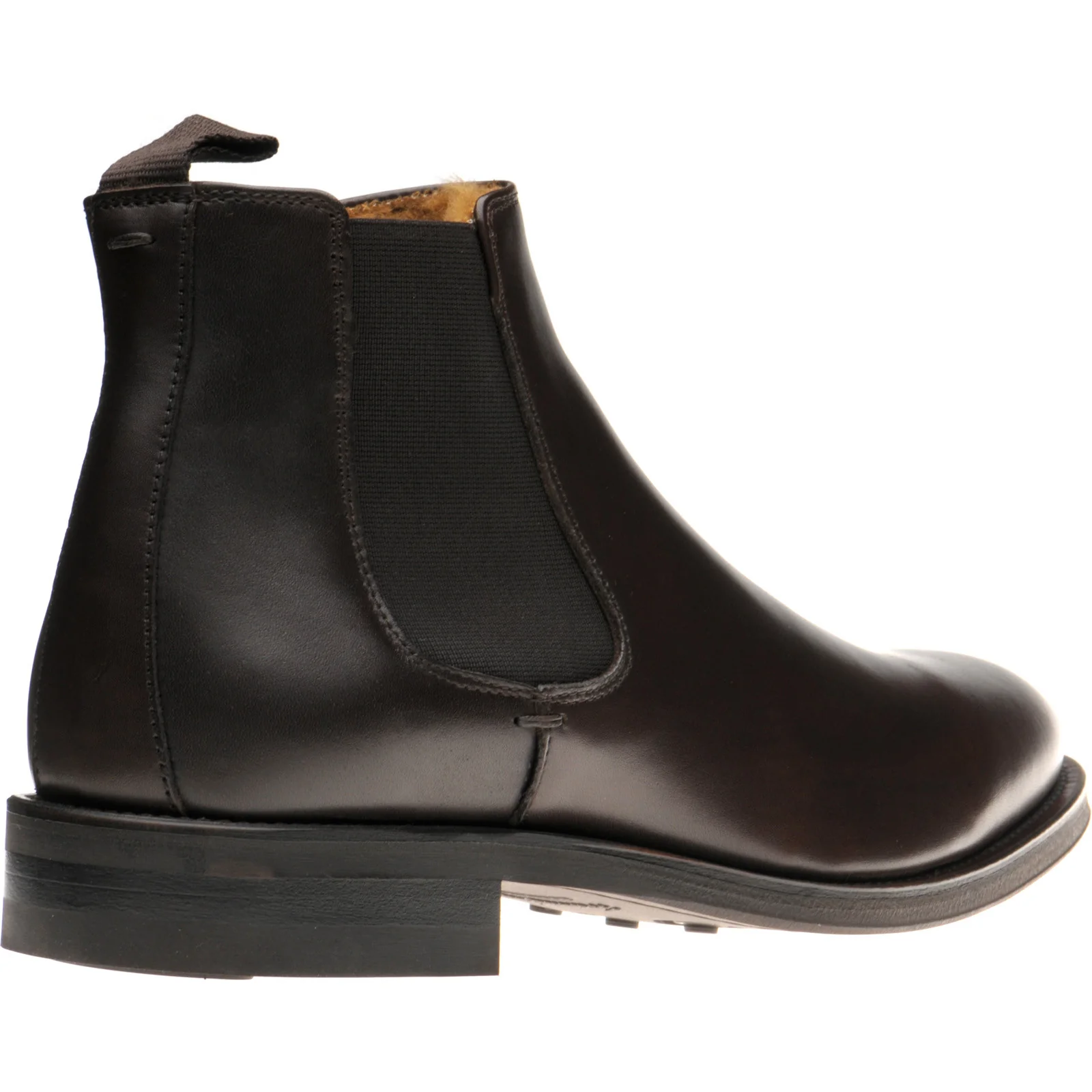 Herring Matterhorn mens rubber-soled Chelsea boots in dark brown calf - Image 4