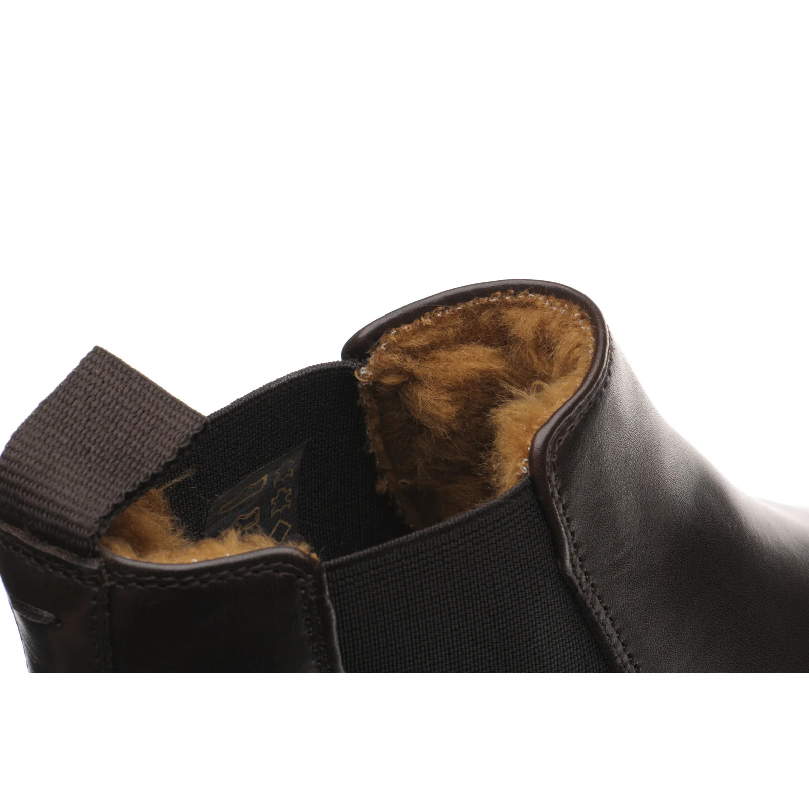 Herring Matterhorn mens rubber-soled Chelsea boots in dark brown calf - Image 5