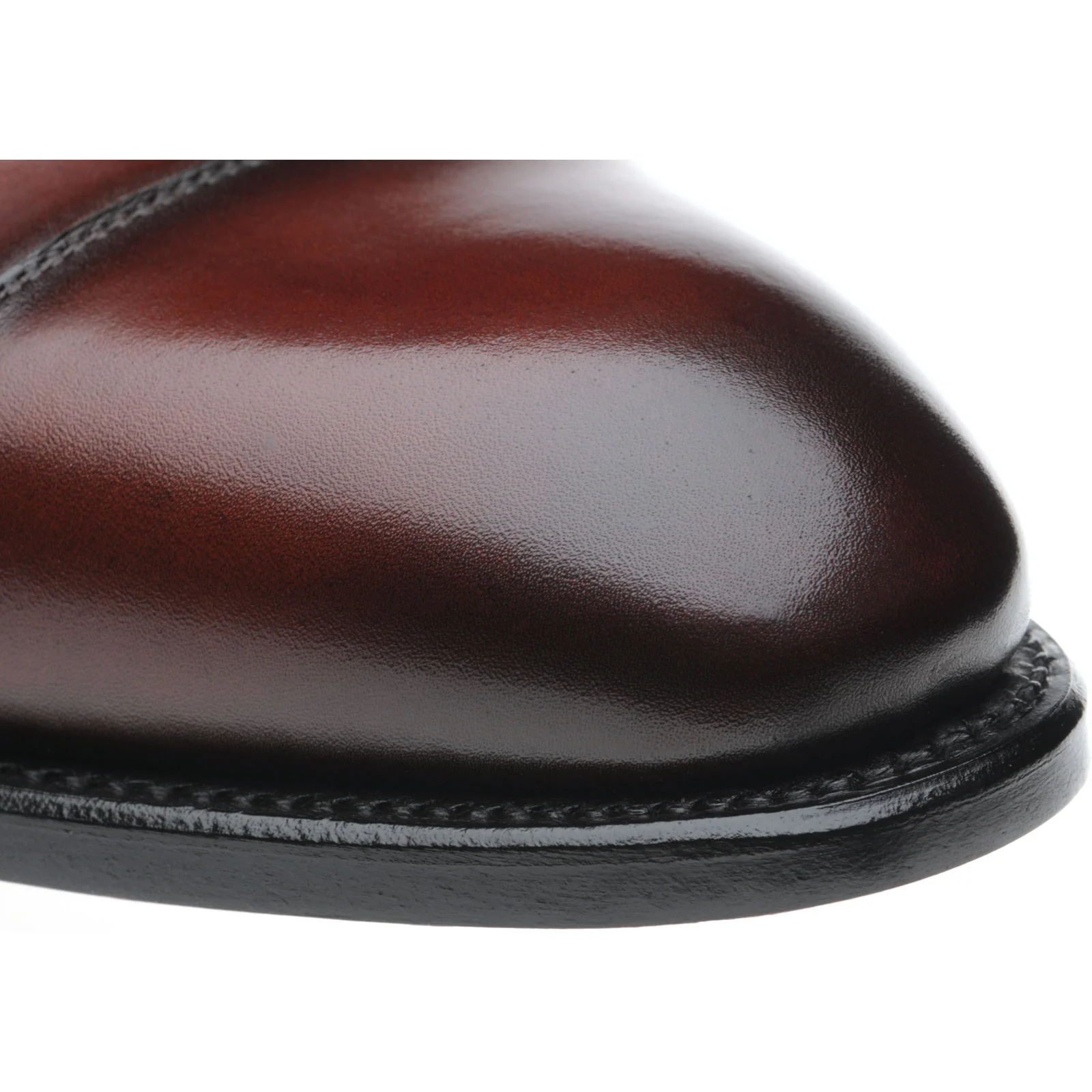 Herring Mawdsley mens boots in rosewood calf - Image 5