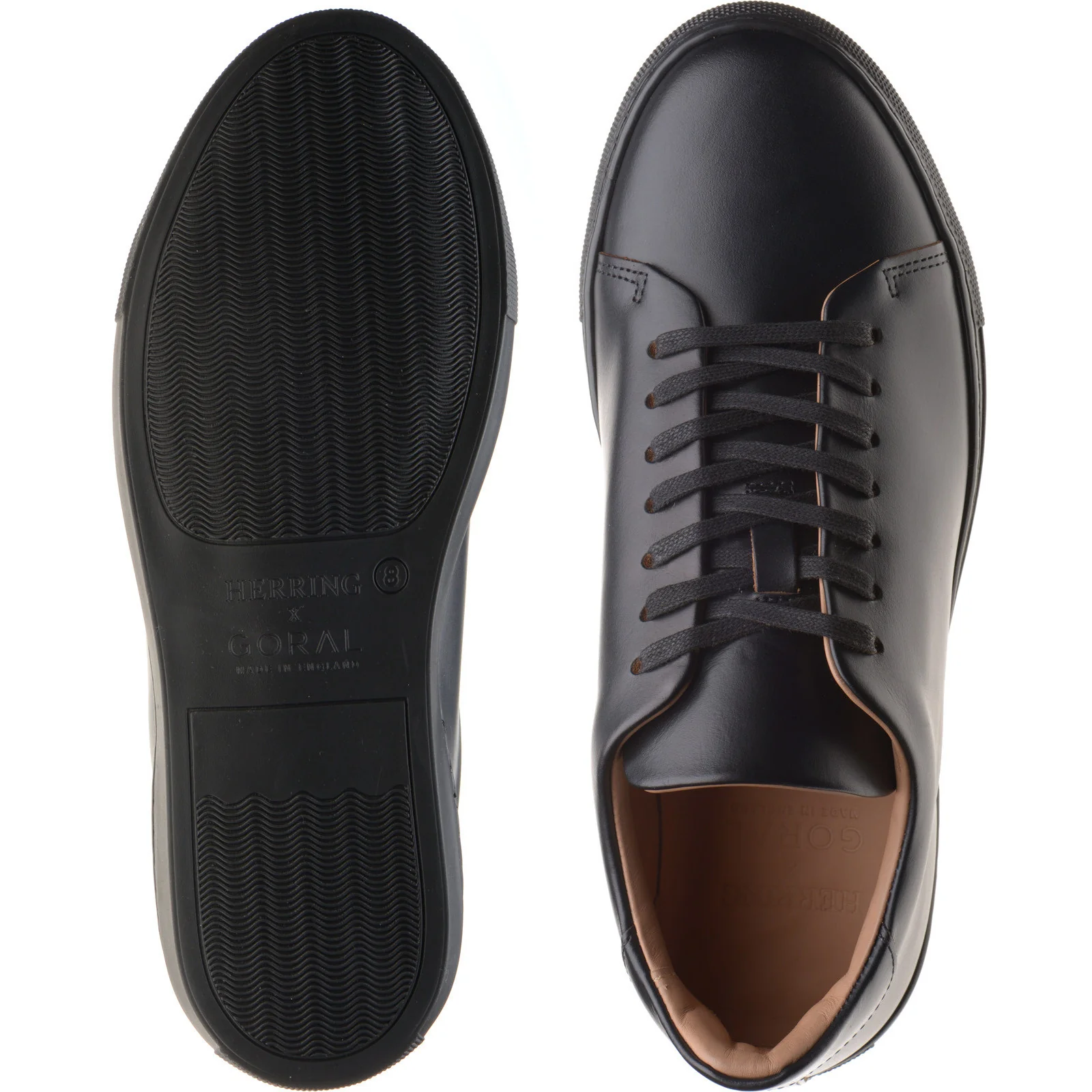 Herring Mellor II mens rubber-soled in black - Image 3