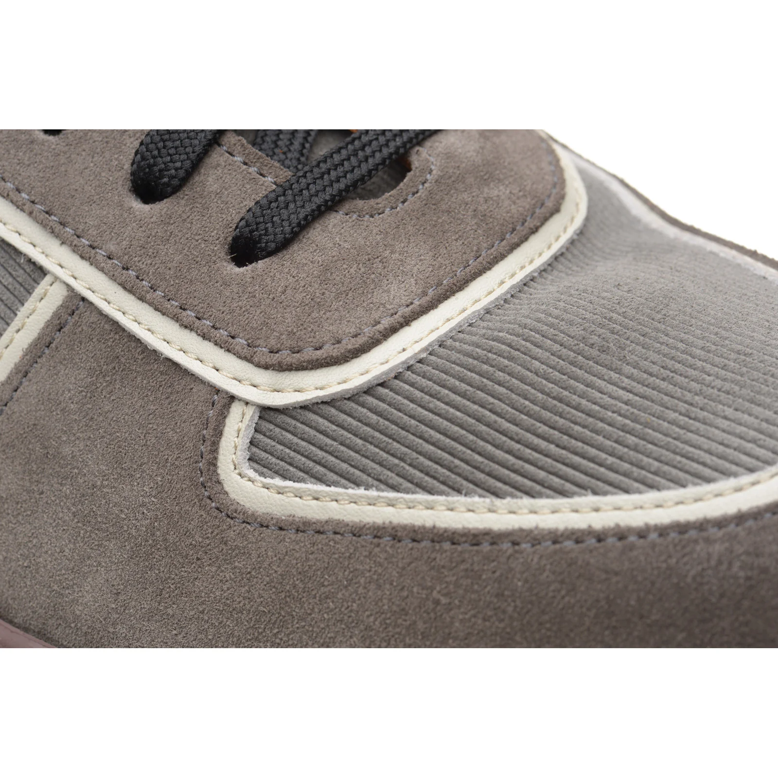 Herring Metz mens rubber-soled in grey multi - Image 5