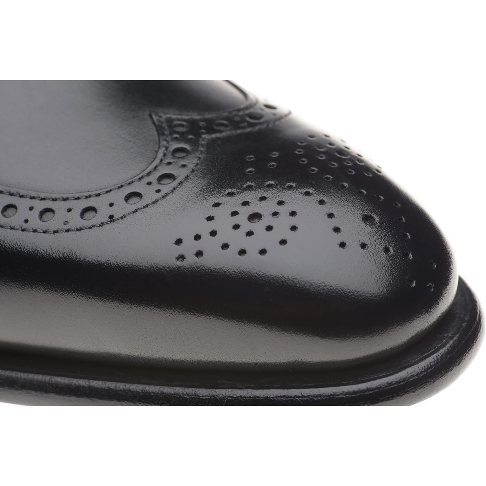Herring Munster II mens brogues in black calf - Image 5