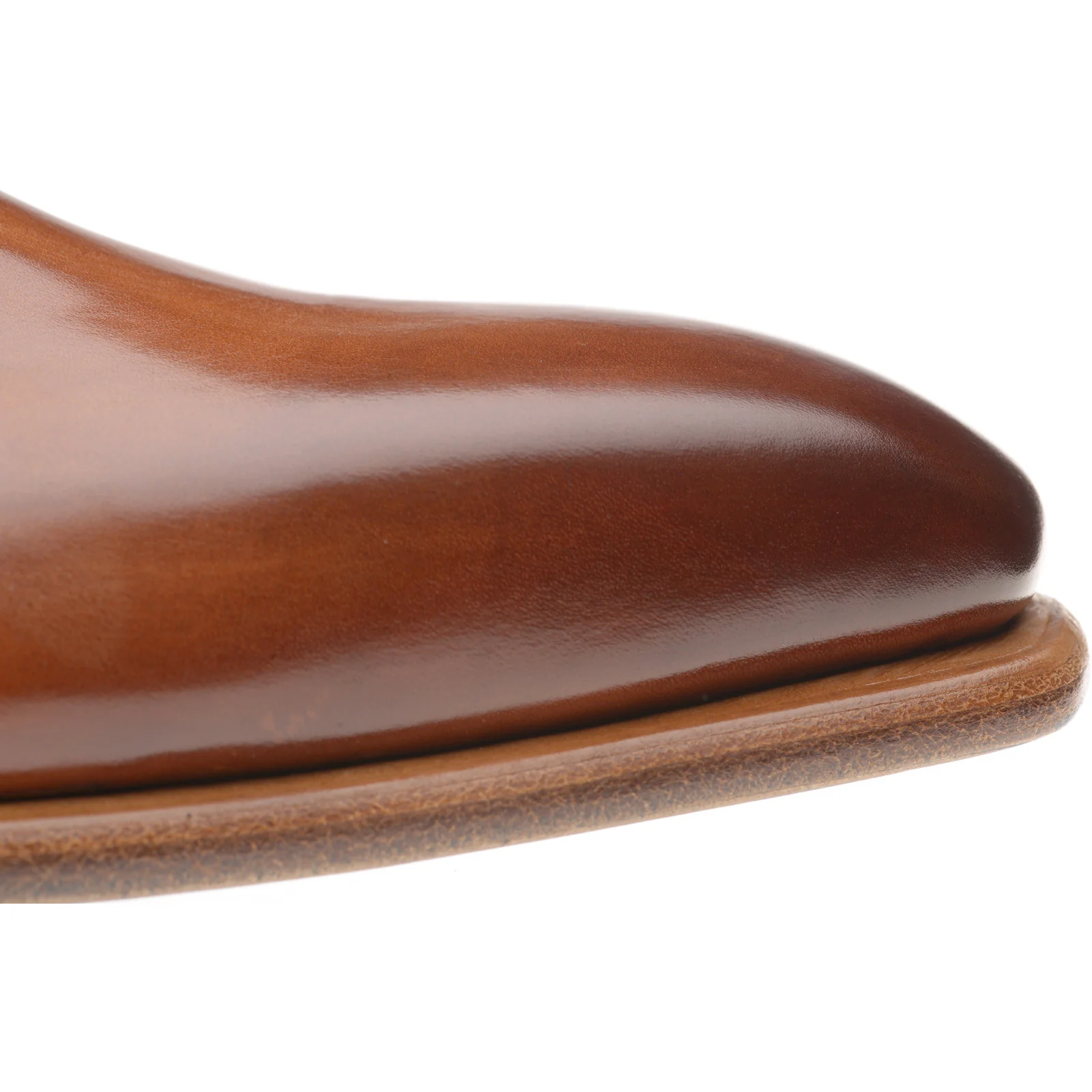 Herring Muswell mens Chelsea boots in tan calf - Image 5