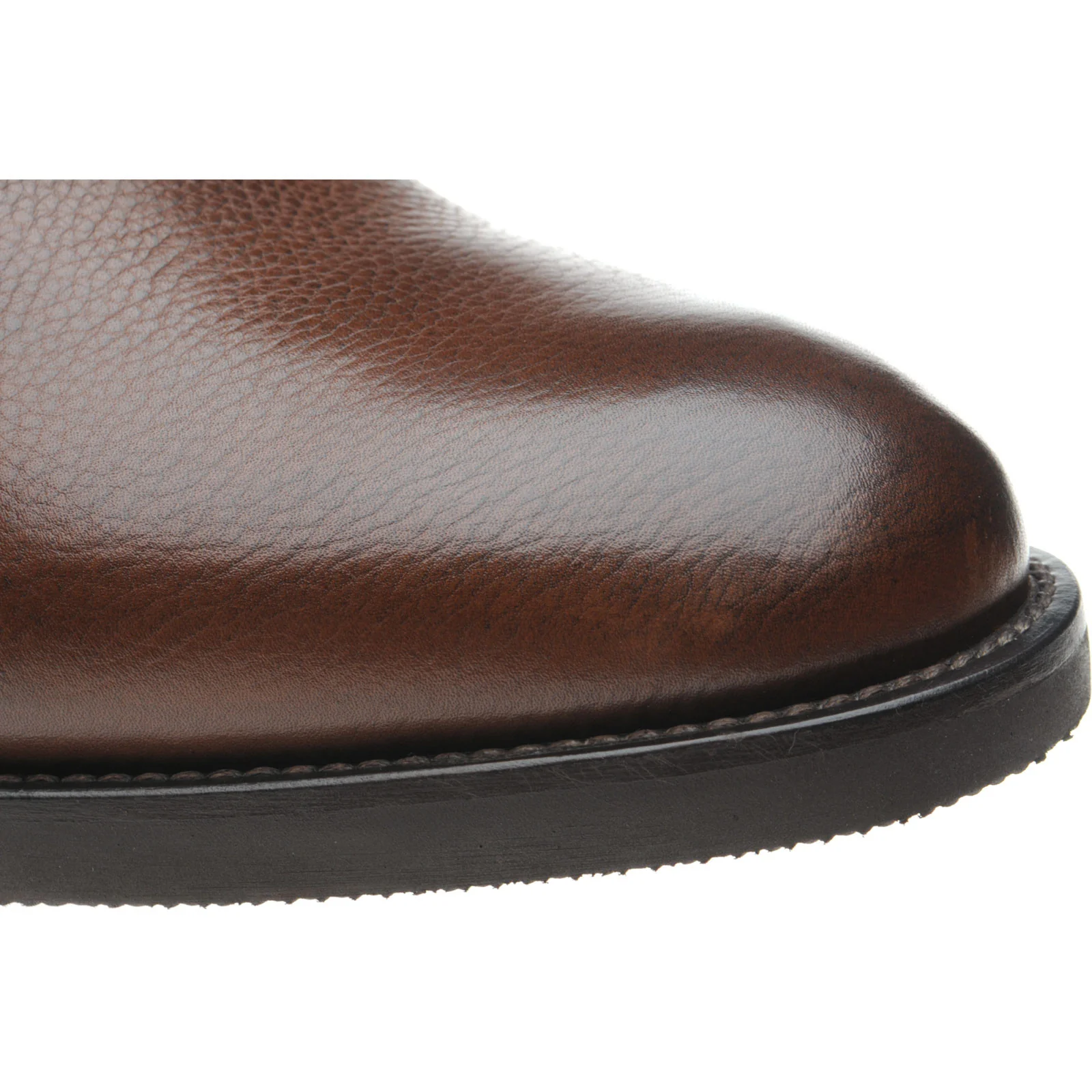 Herring Oslo (Warm Lined) mens rubber-soled Chukka boots in brown calf - Image 5
