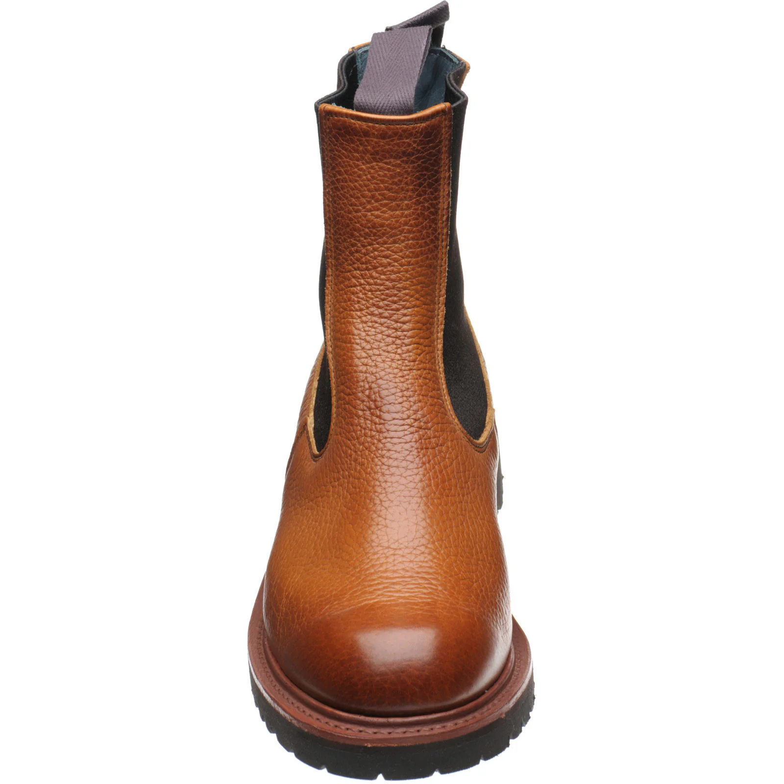 Herring Paula ladies rubber-soled Chelsea boots in marron muflone calf - Image 2