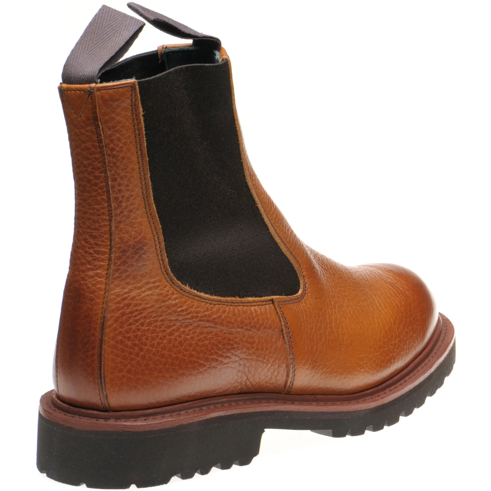 Herring Paula ladies rubber-soled Chelsea boots in marron muflone calf - Image 4