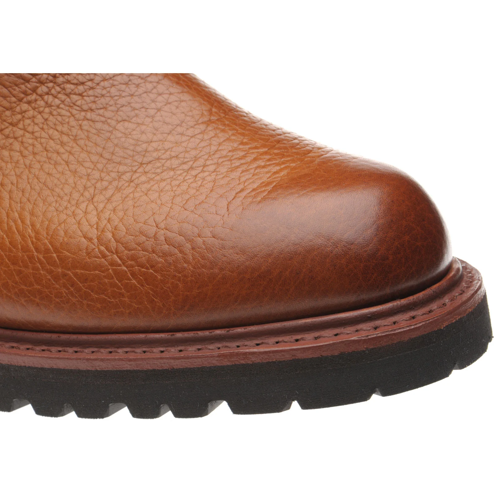 Herring Paula ladies rubber-soled Chelsea boots in marron muflone calf - Image 5