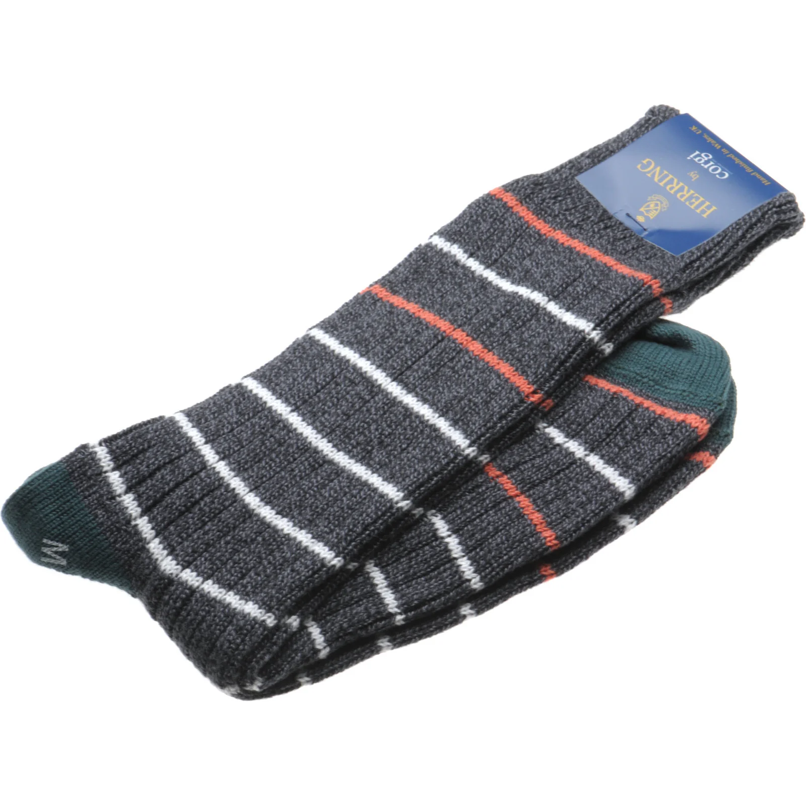 Herring Pharaoh Sock in charcoal