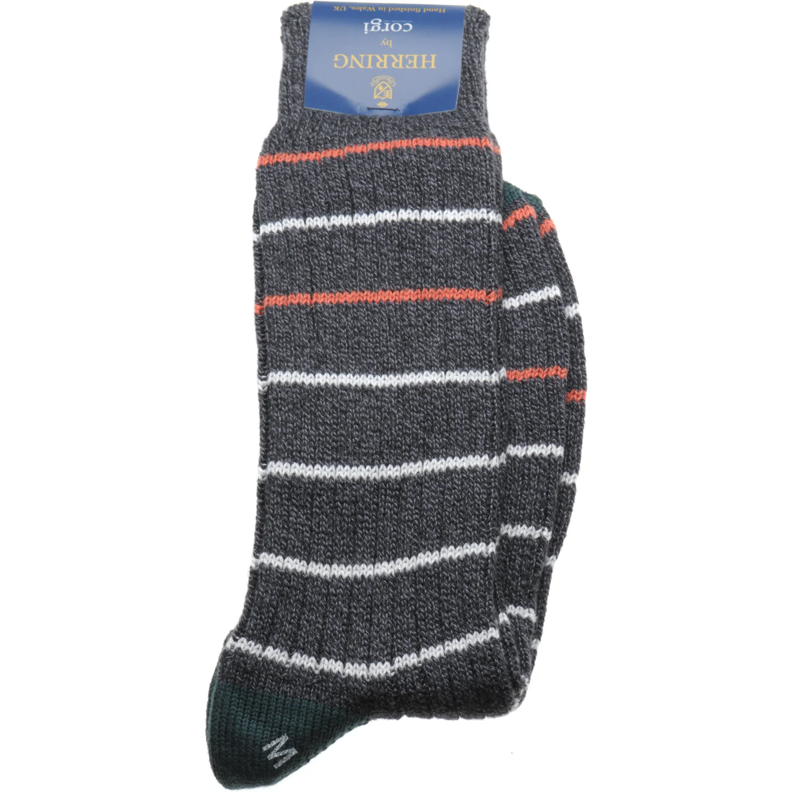 Herring Pharaoh Sock in charcoal - Image 2