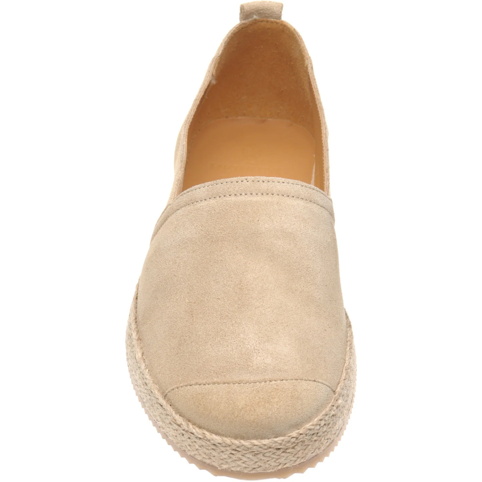 Herring Sanremo Espadrilles mens rubber-soled in biscuit suede - Image 2