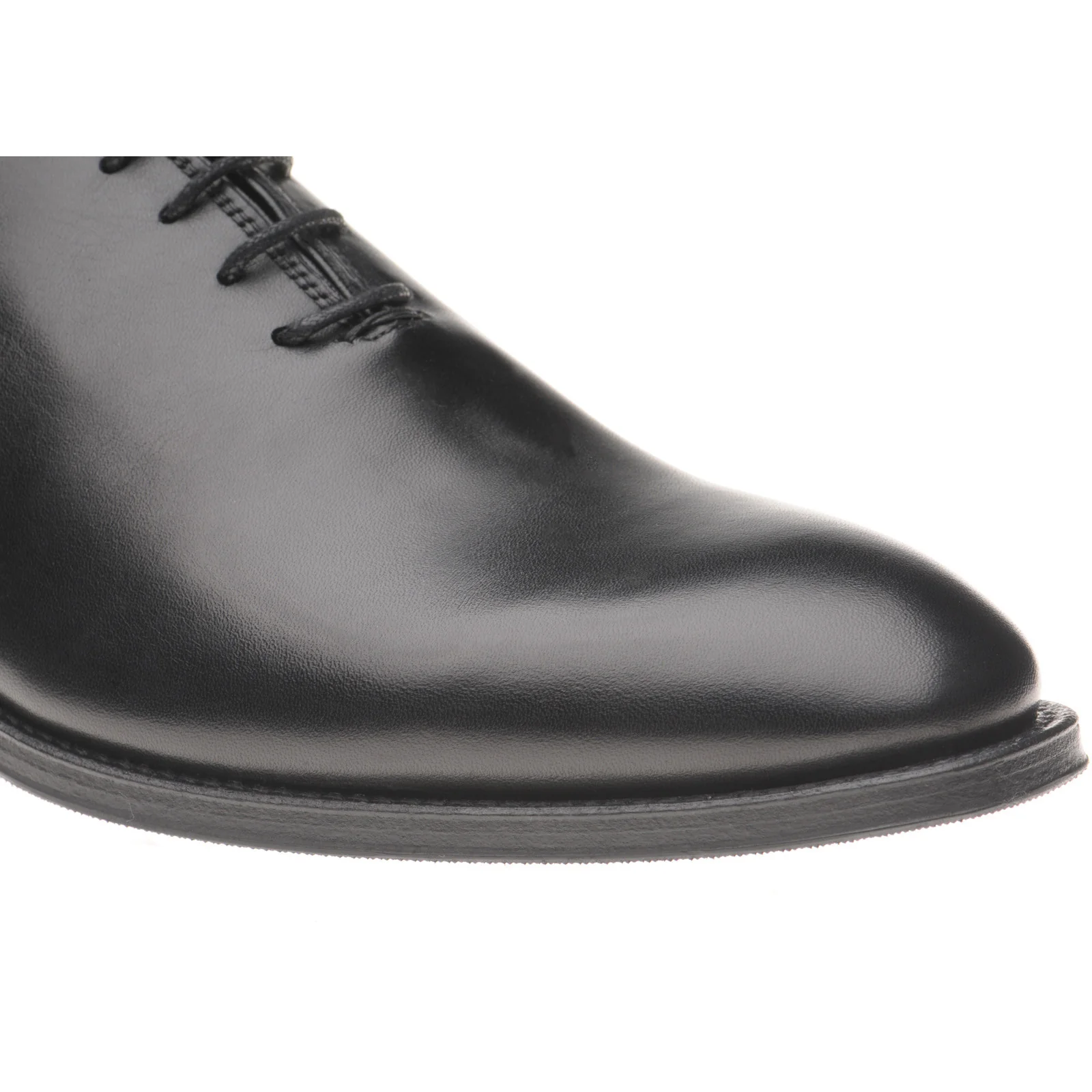 Herring Shrewsbury mens hybrid-soled Oxfords in black calf - Image 5