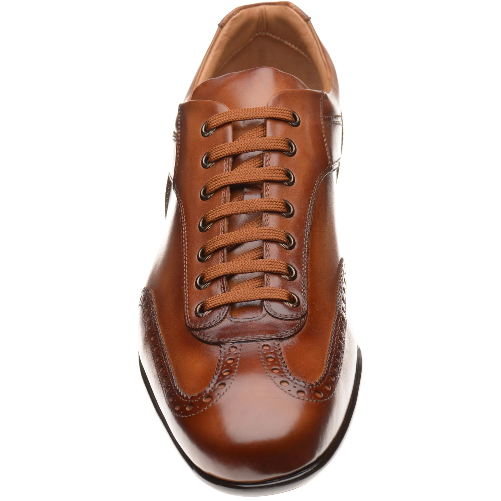 Herring Silverstone mens rubber-soled in tan calf - Image 2