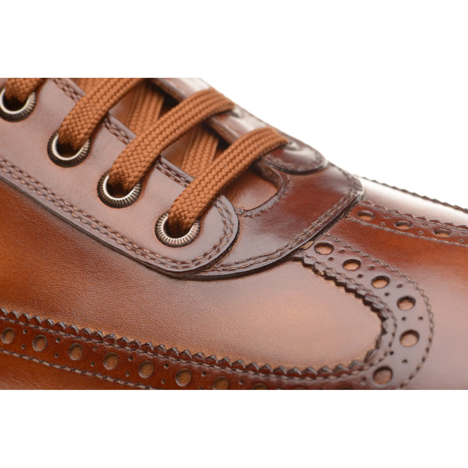 Herring Silverstone mens rubber-soled in tan calf - Image 5