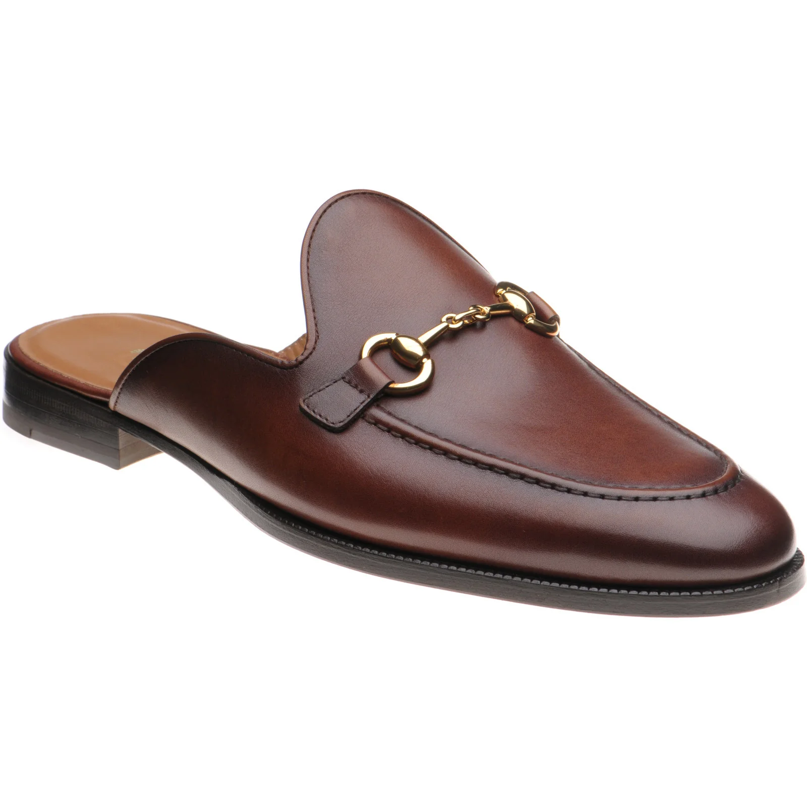 Herring Snaff II mens loafers in conker calf (second)