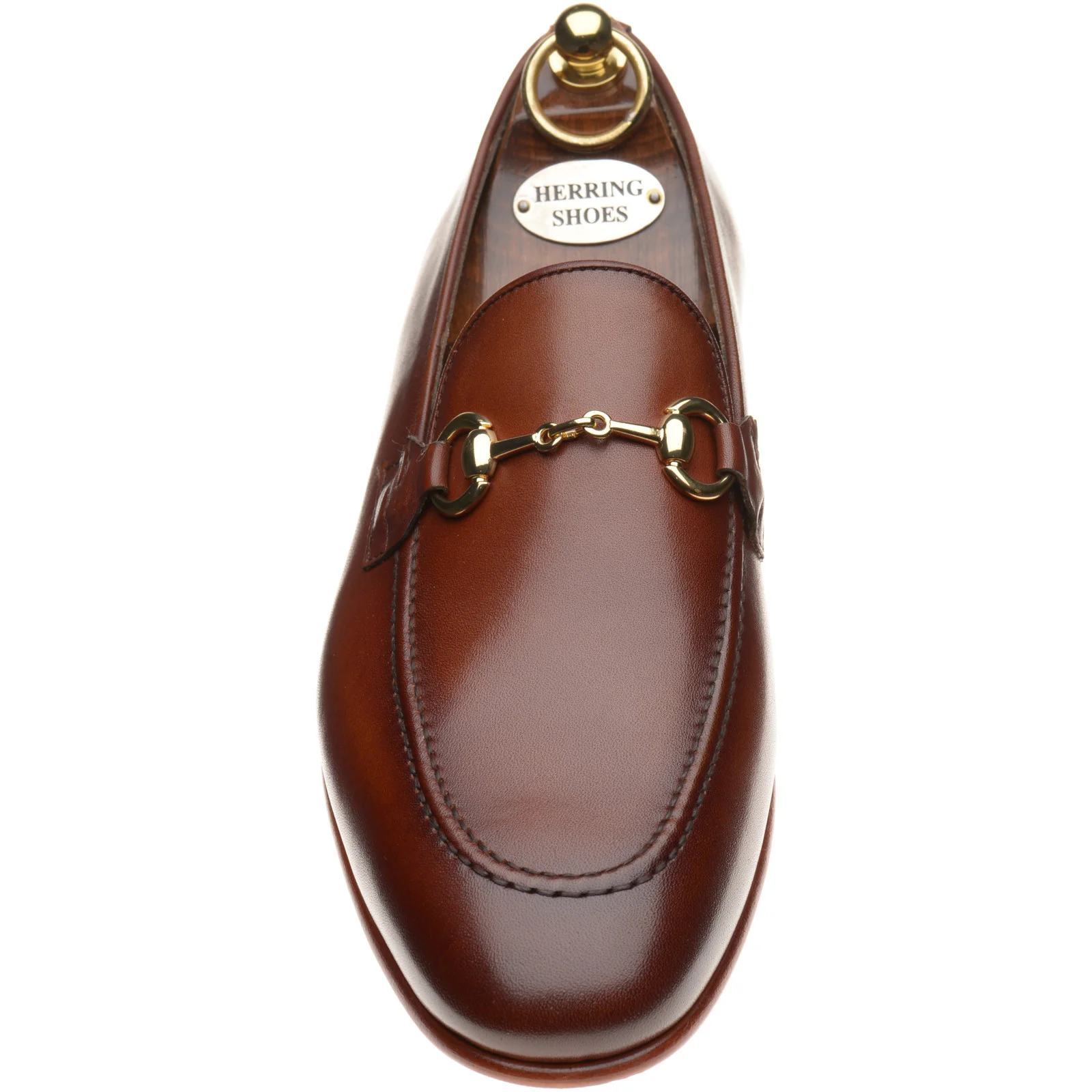 Herring Snaffle mens loafers in conker calf - Image 2