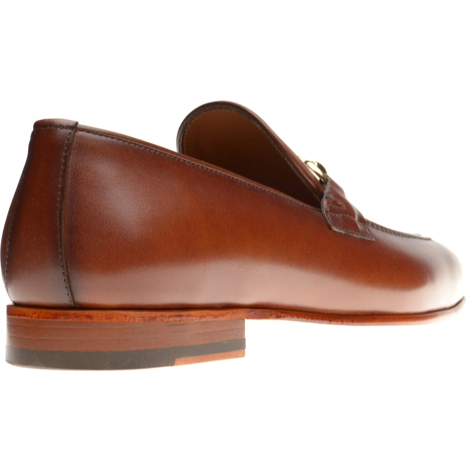 Herring Snaffle mens loafers in conker calf - Image 4