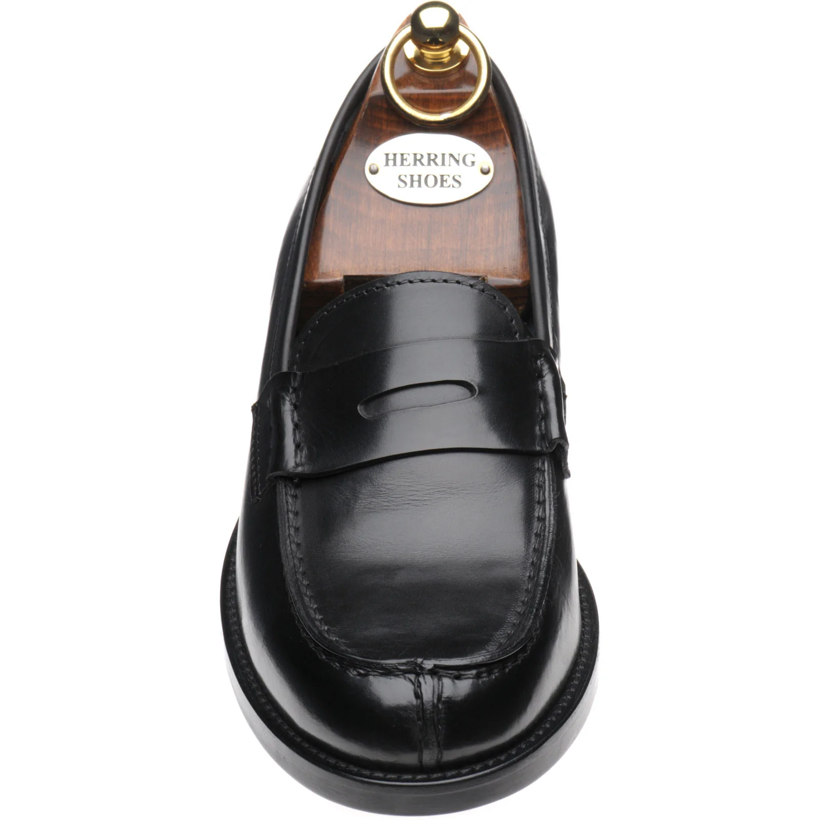 Herring Sophia ladies hybrid-soled loafers in black calf - Image 2