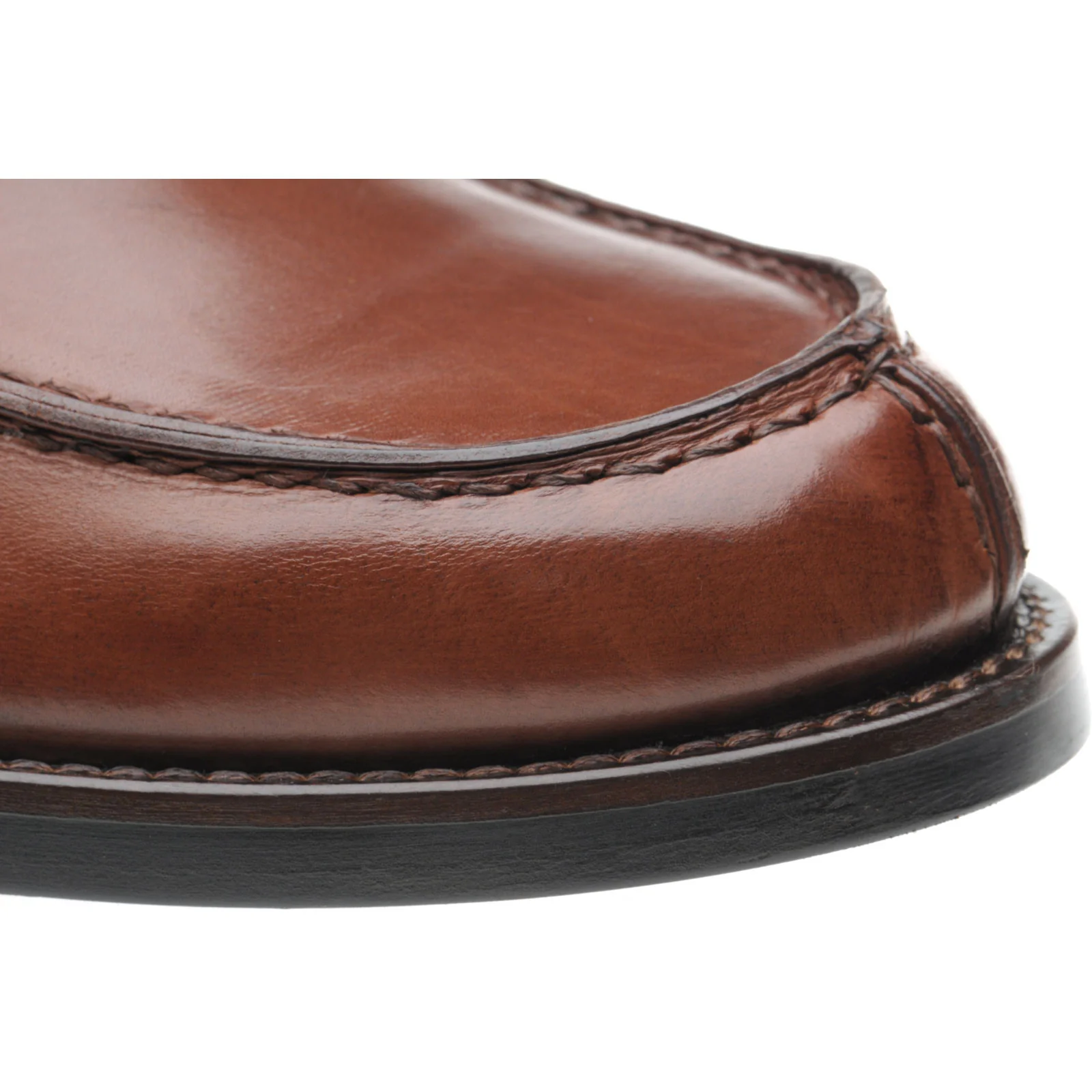 Herring Sophia ladies hybrid-soled loafers in light brown calf - Image 5