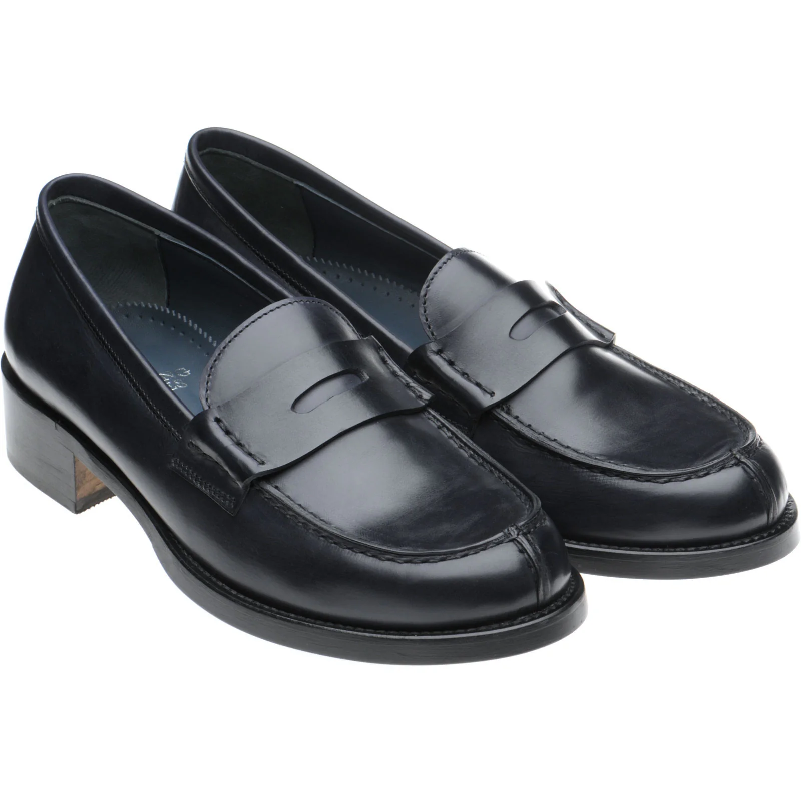 Herring Sophia ladies hybrid-soled loafers in navy calf