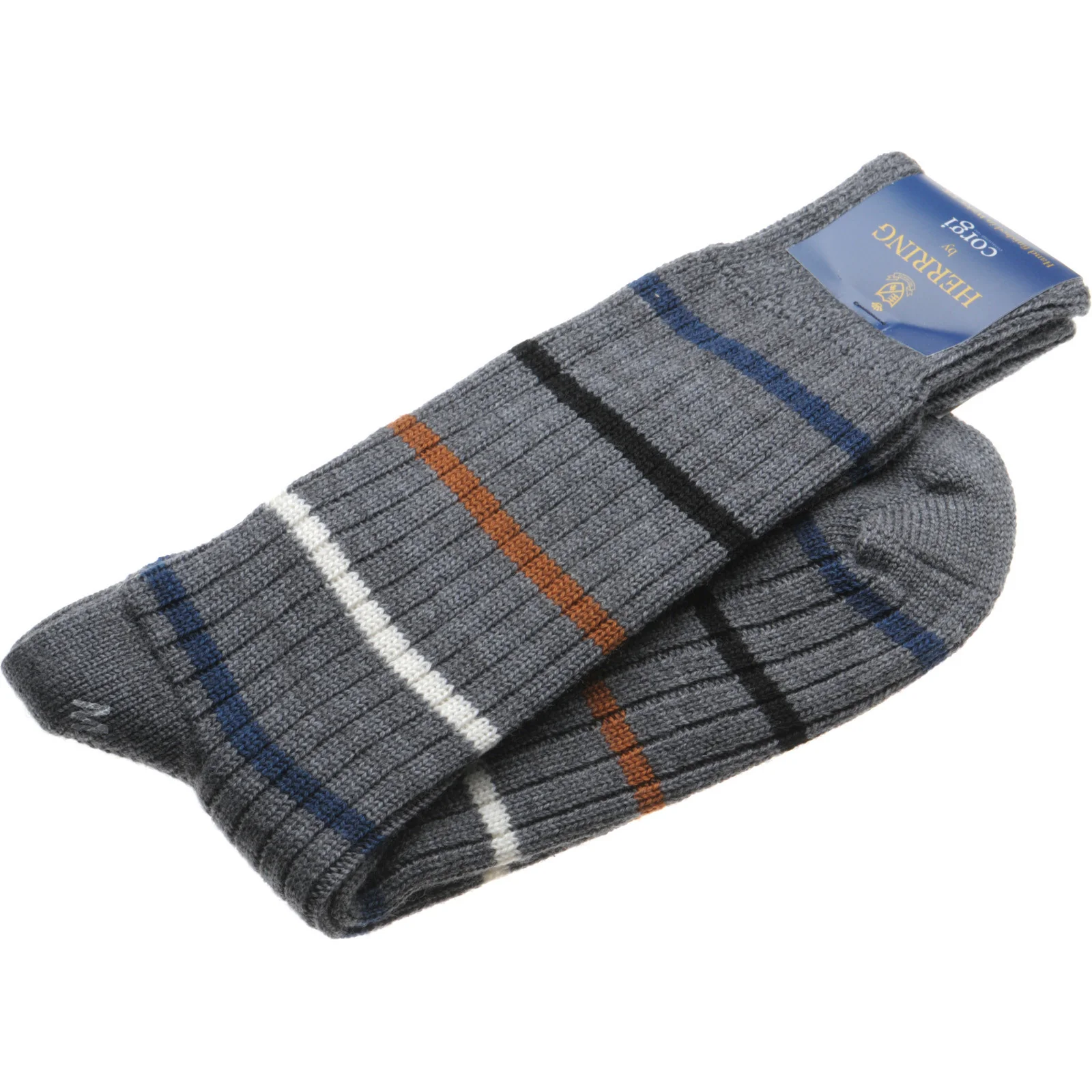 Herring Spin Sock in charcoal