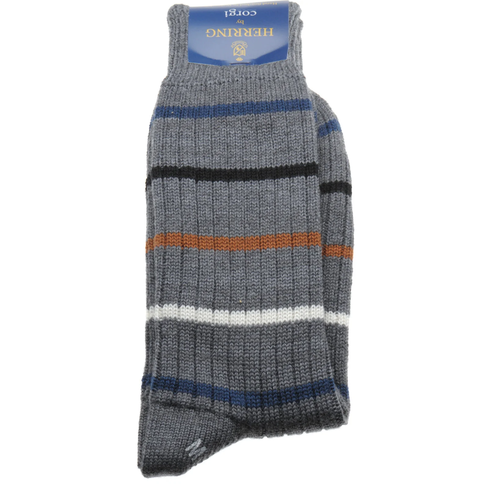 Herring Spin Sock in charcoal - Image 2