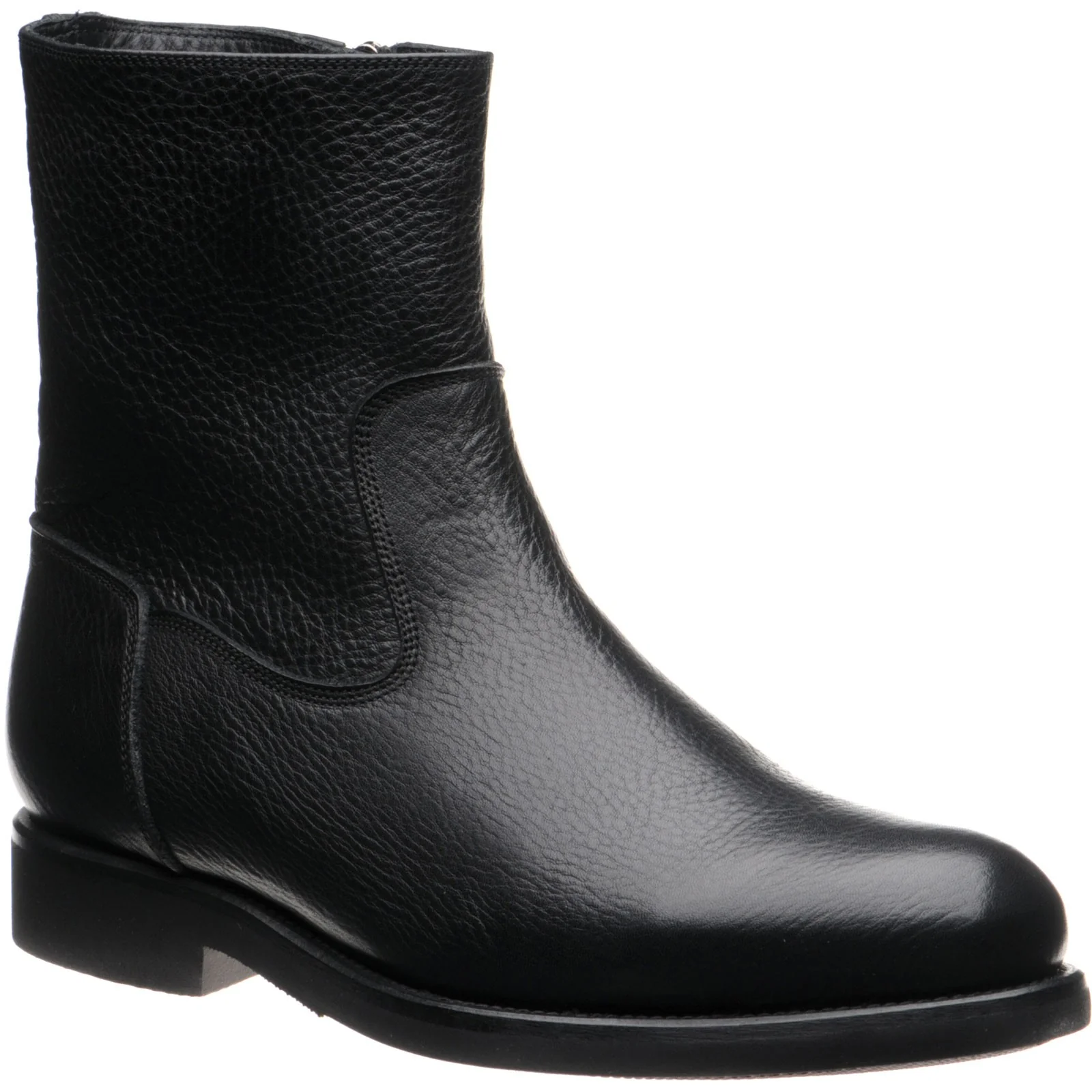 Herring Stockholm (Warm Lined) mens rubber-soled boots in black grain