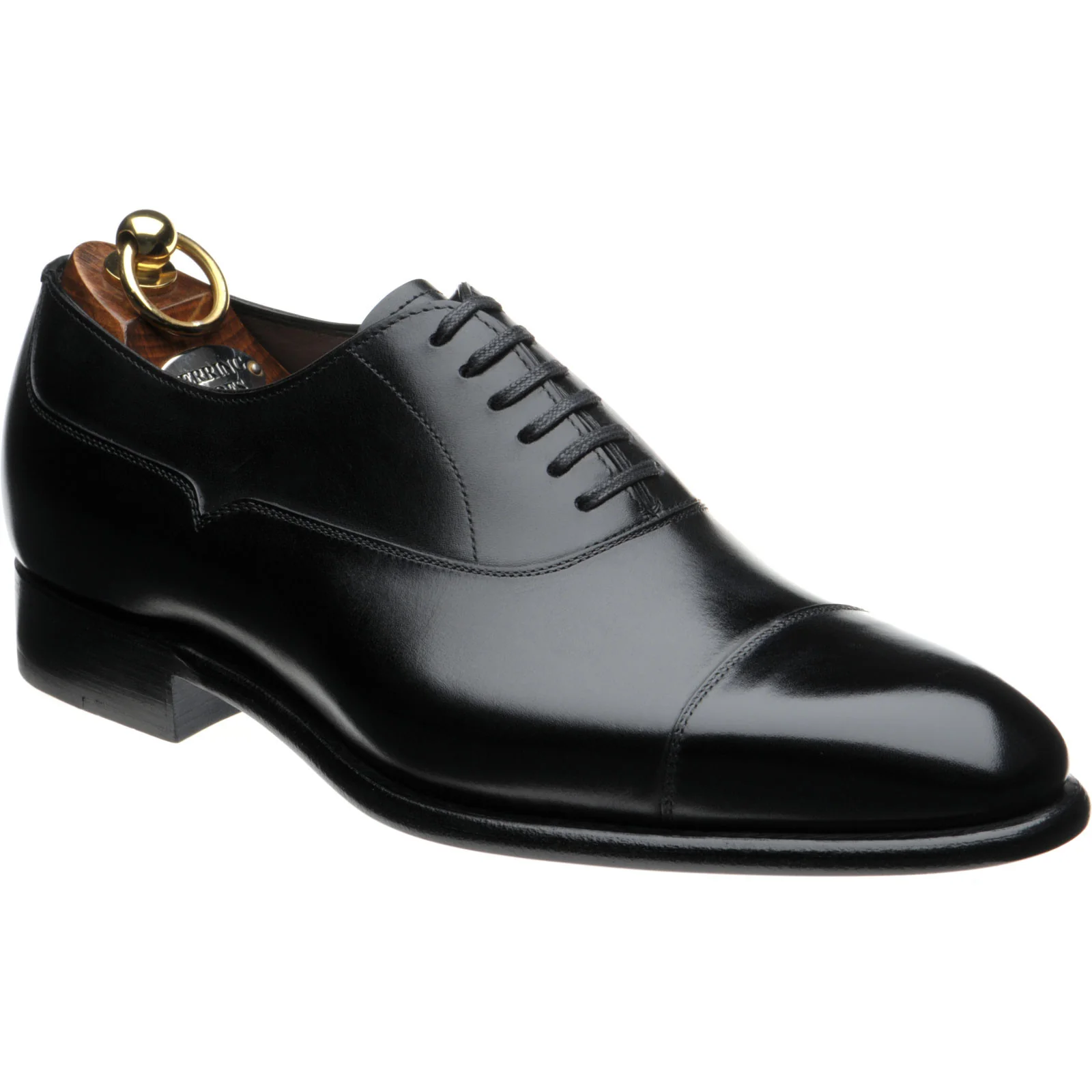 Herring Sussex mens Oxfords in black calf