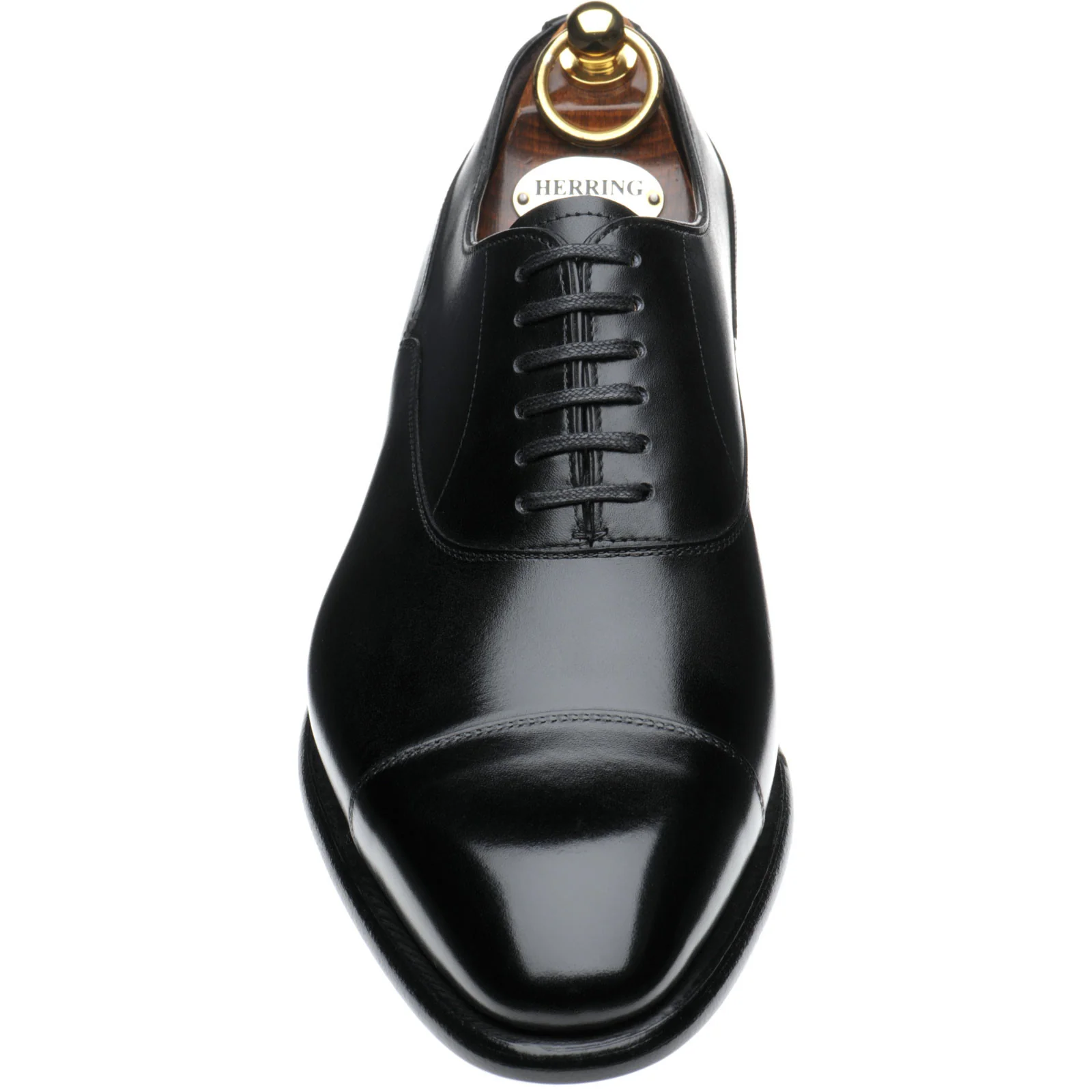 Herring Sussex mens Oxfords in black calf - Image 2