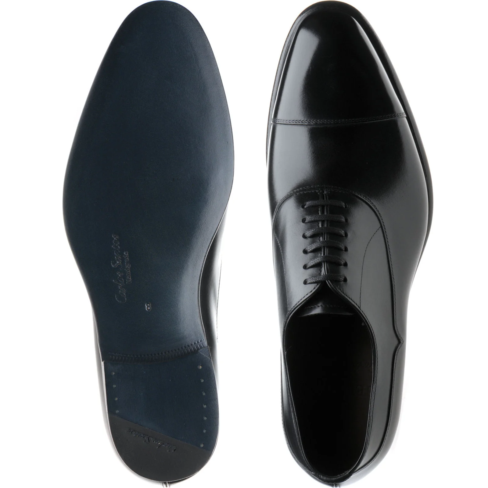 Herring Sussex mens Oxfords in black calf - Image 3