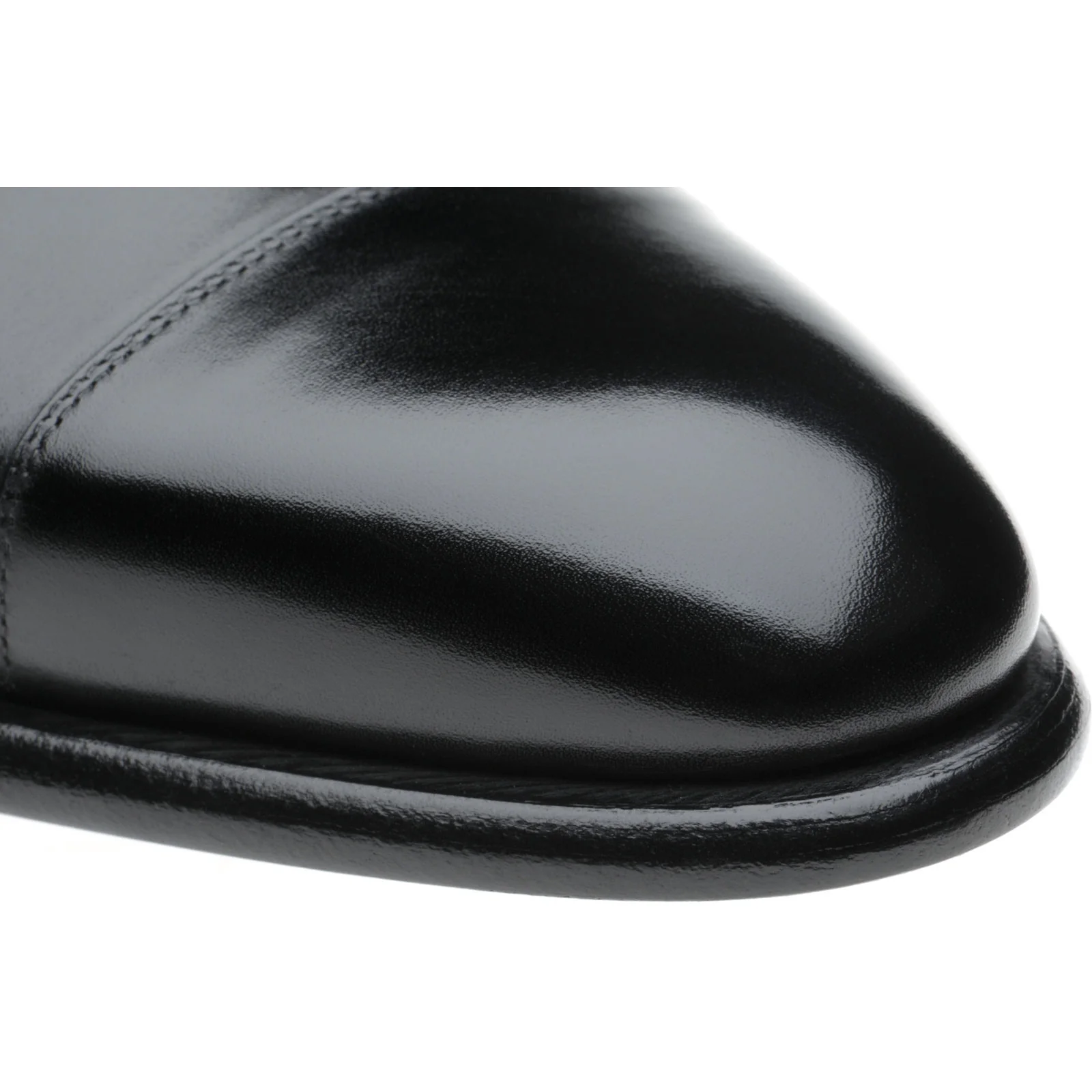 Herring Sussex mens Oxfords in black calf - Image 5