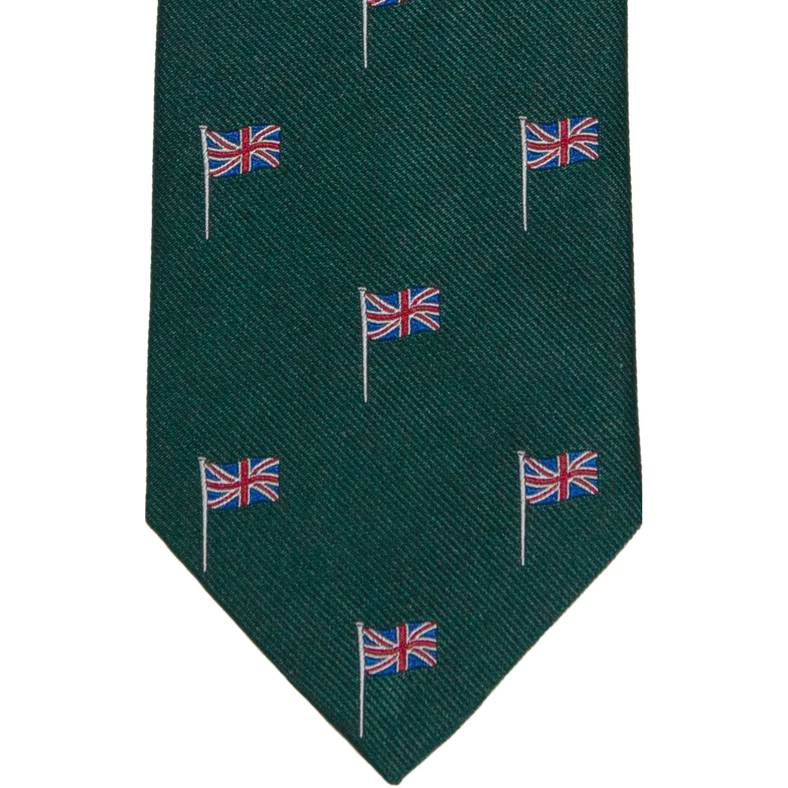 Herring Union Jack Tie in green