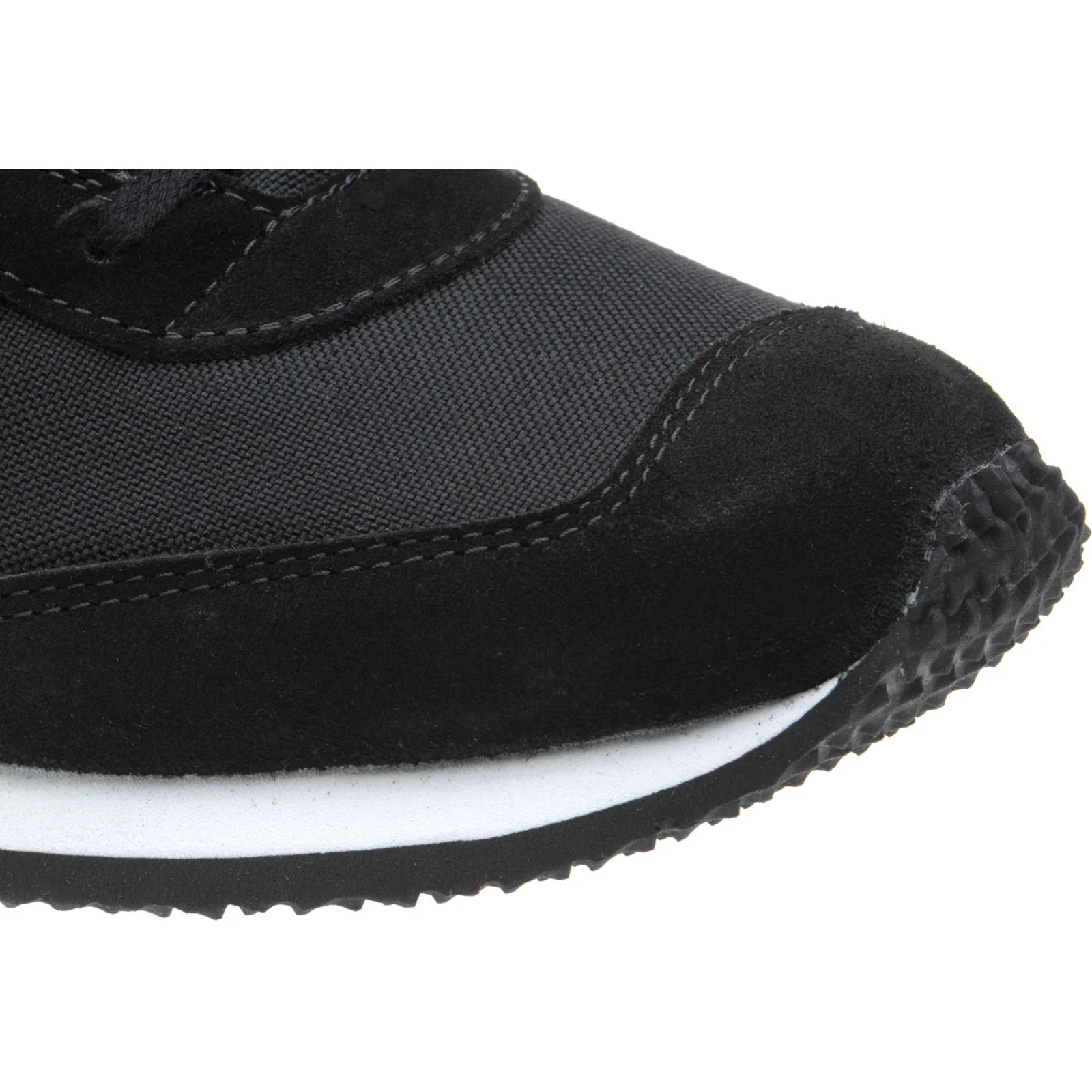 Herring Voyager Trainer in black mesh and black suede and yellow calf - Image 5