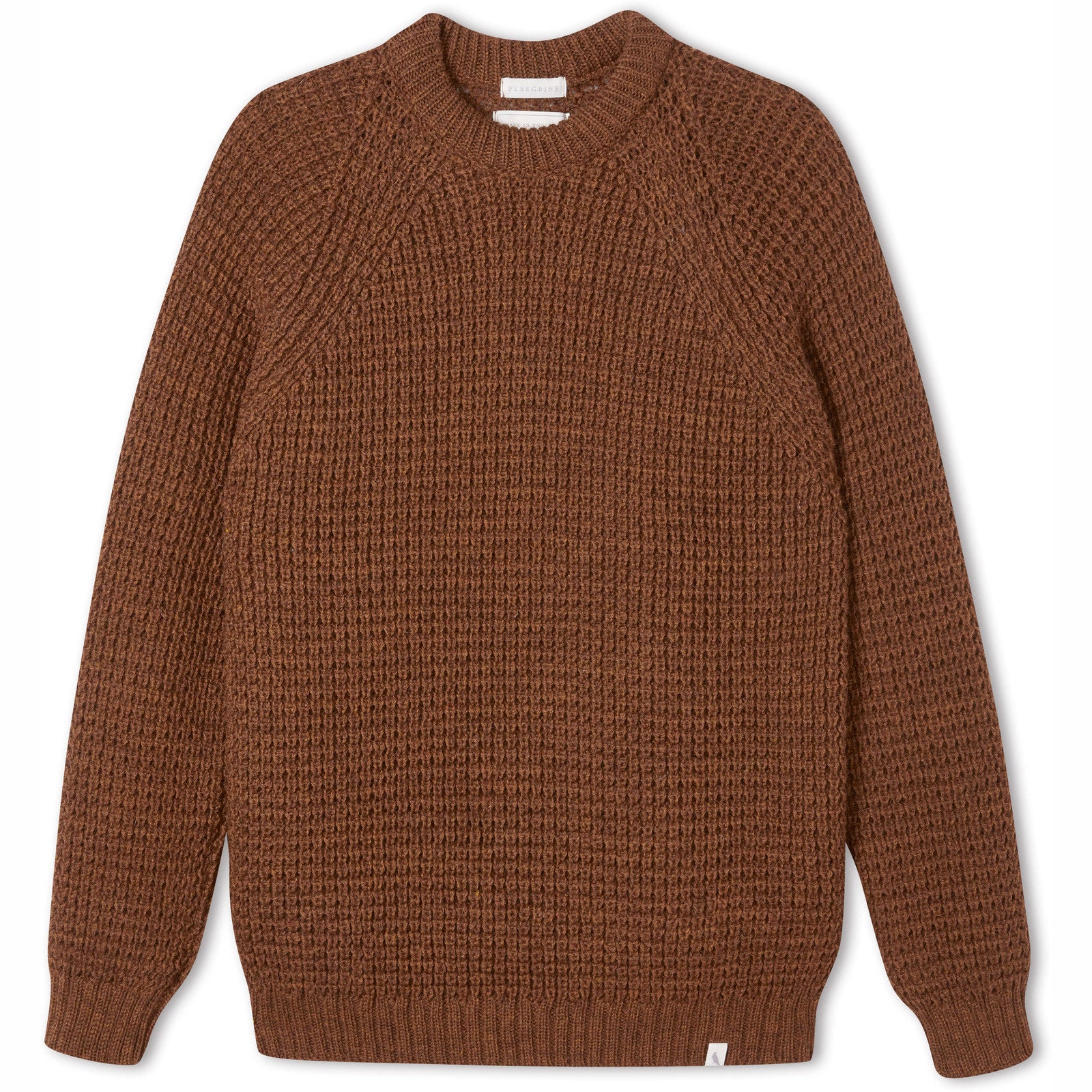 Herring Waffle Jumper by Peregrine in cinnamon