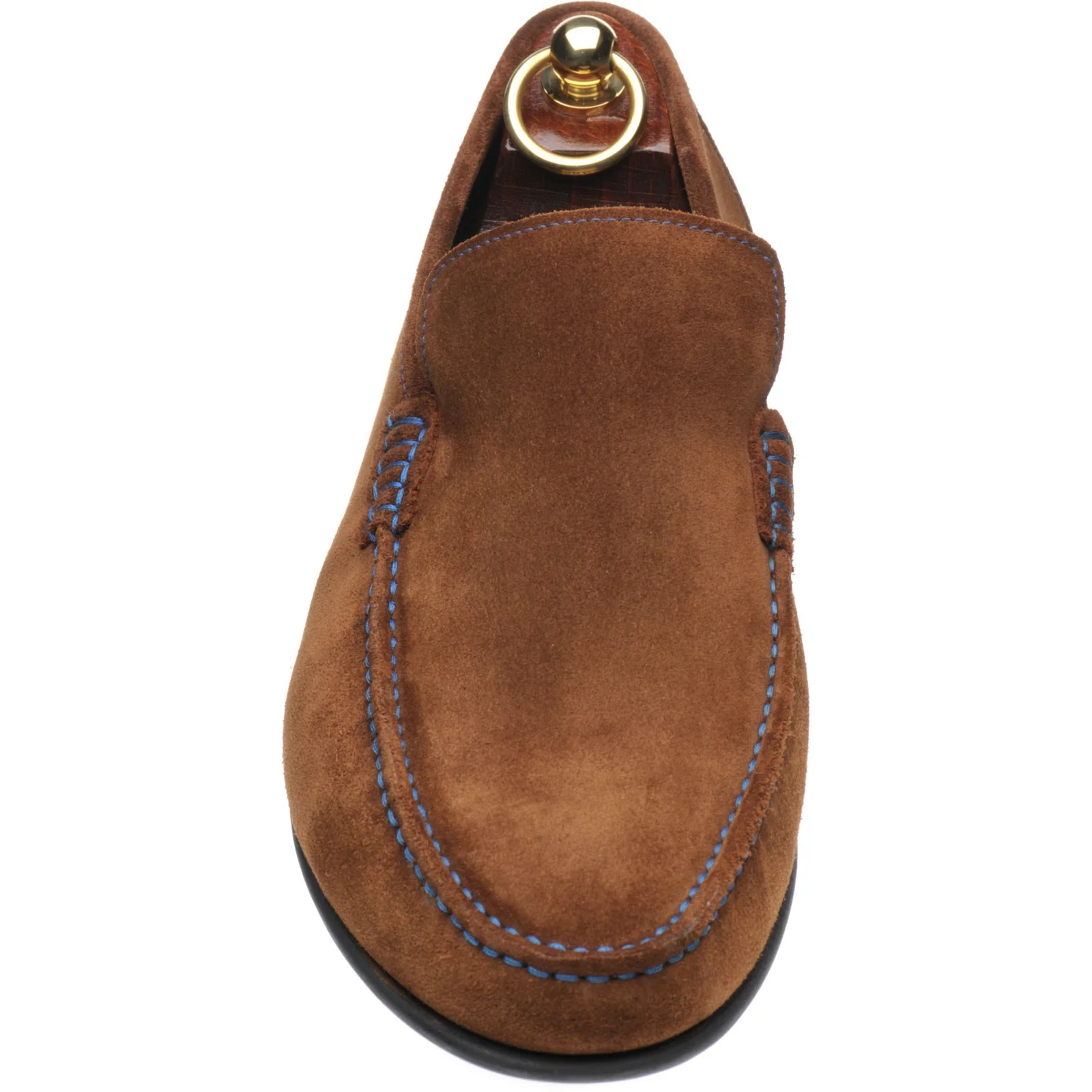 Loake Nicholson mens hybrid-soled loafers in polo suede - Image 2