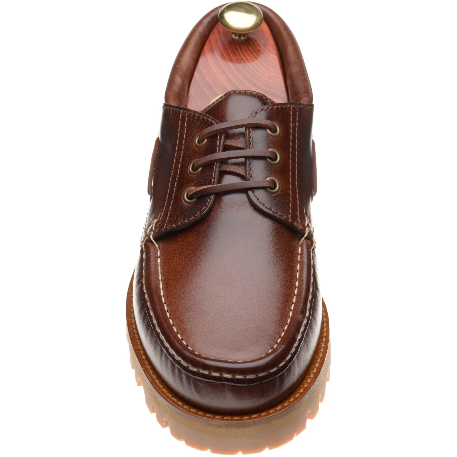 Paraboot Briac mens rubber-soled Derby shoes in lisse america - Image 2