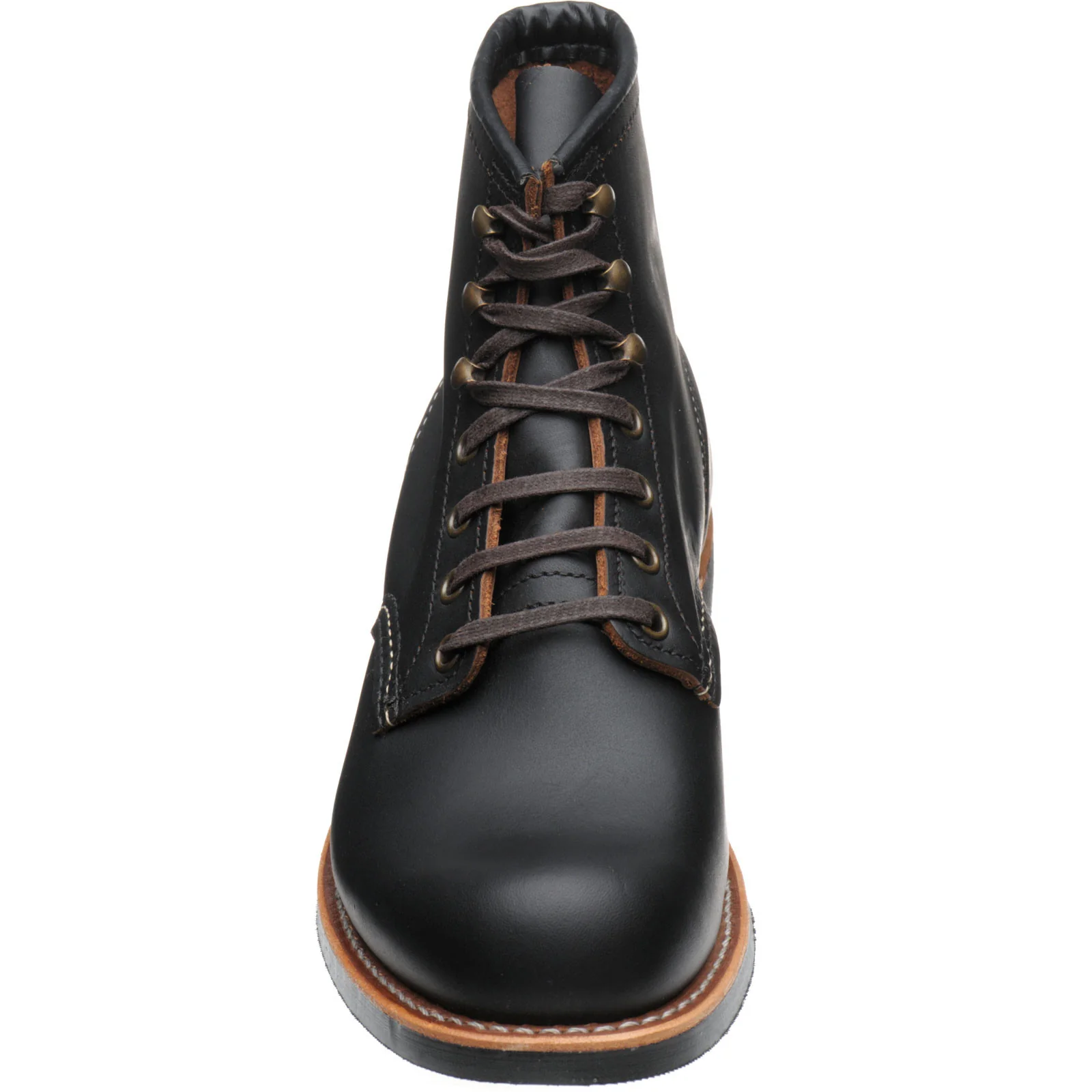 Red Wing Blacksmith mens rubber-soled boots in black prairie leather - Image 2