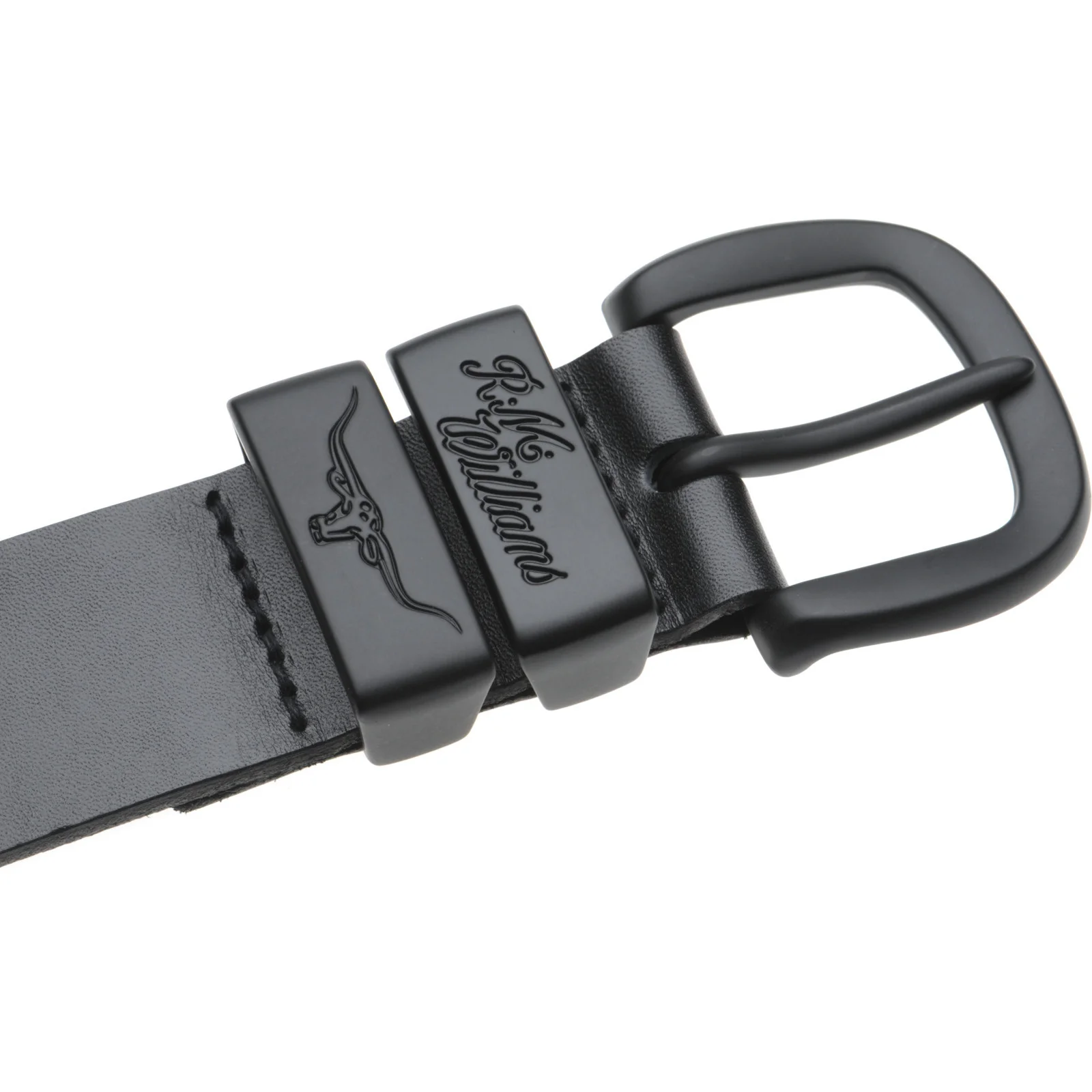 RM Williams Drover Belt in black - Image 3
