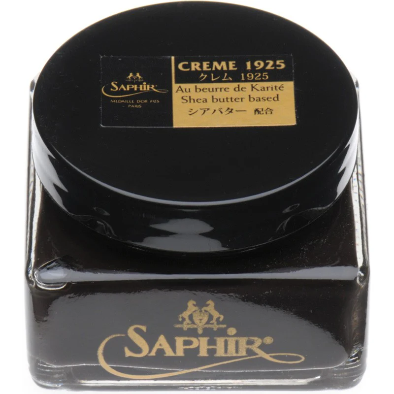 Saphir Creme 1925 Cream Jar 75ml in dark brown