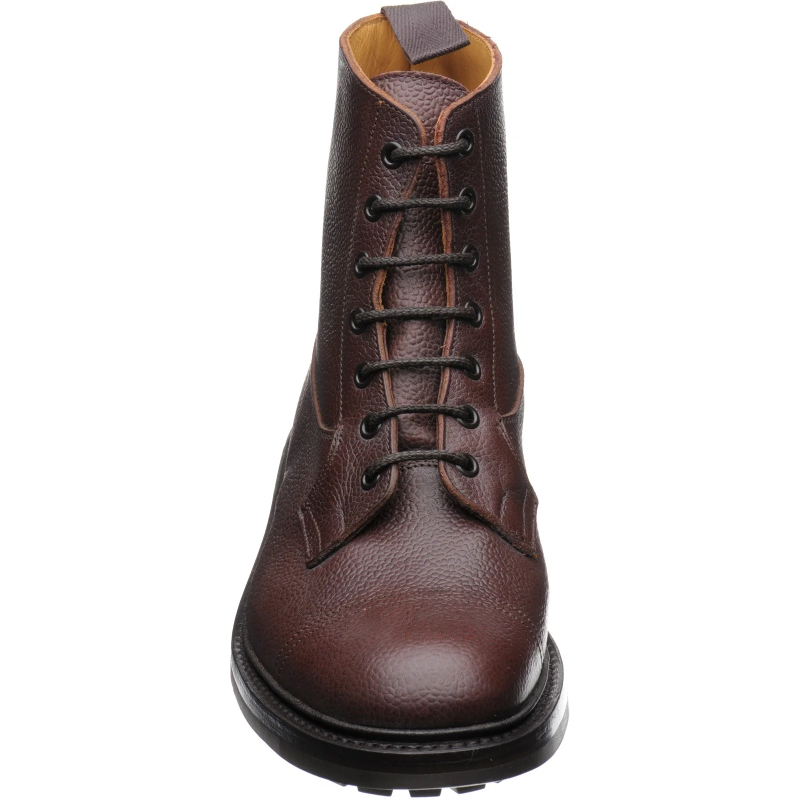 Trickers Grassmere mens rubber-soled boots in brown zug - Image 2