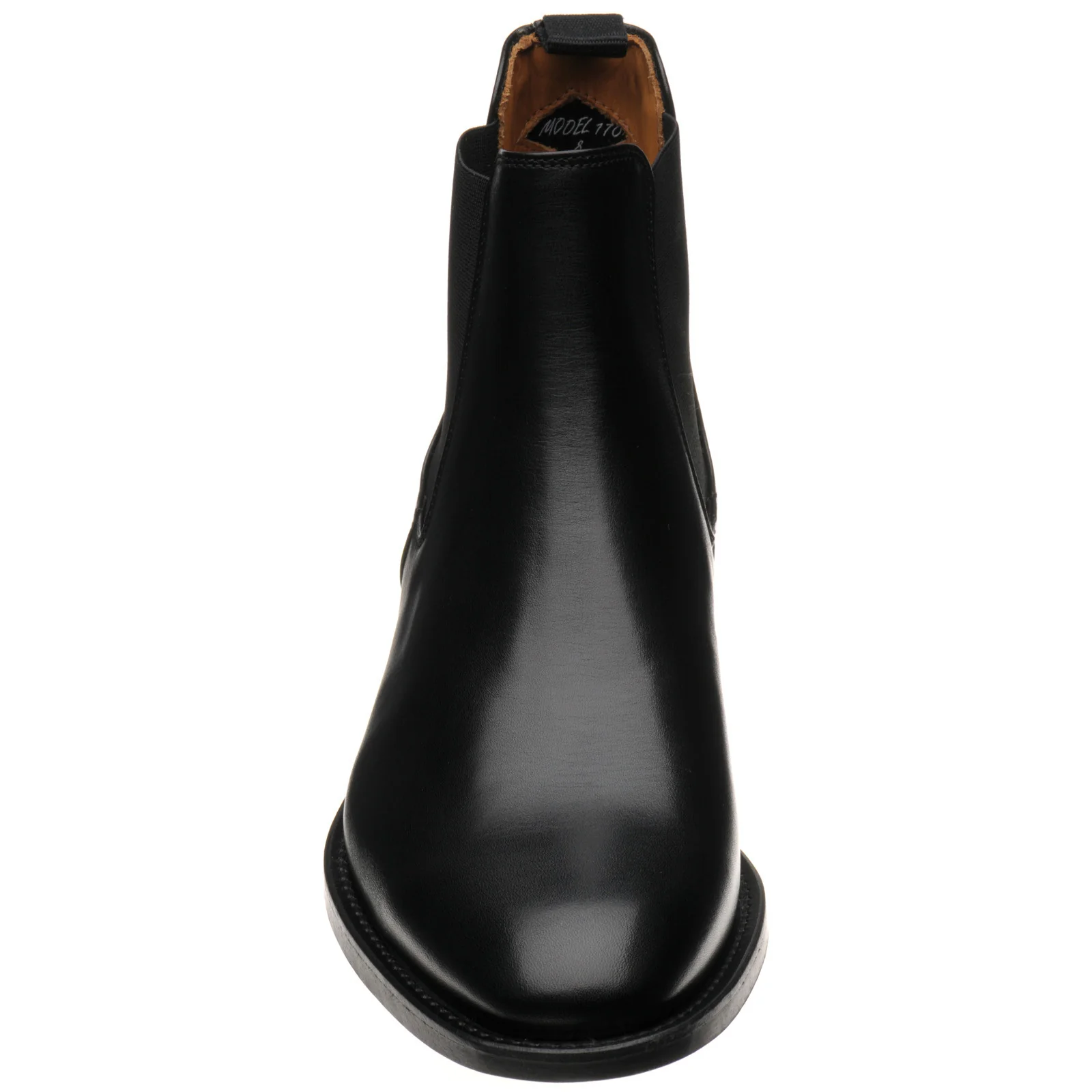 Wildsmith Model 170 mens rubber-soled Chelsea boots in black calf - Image 2