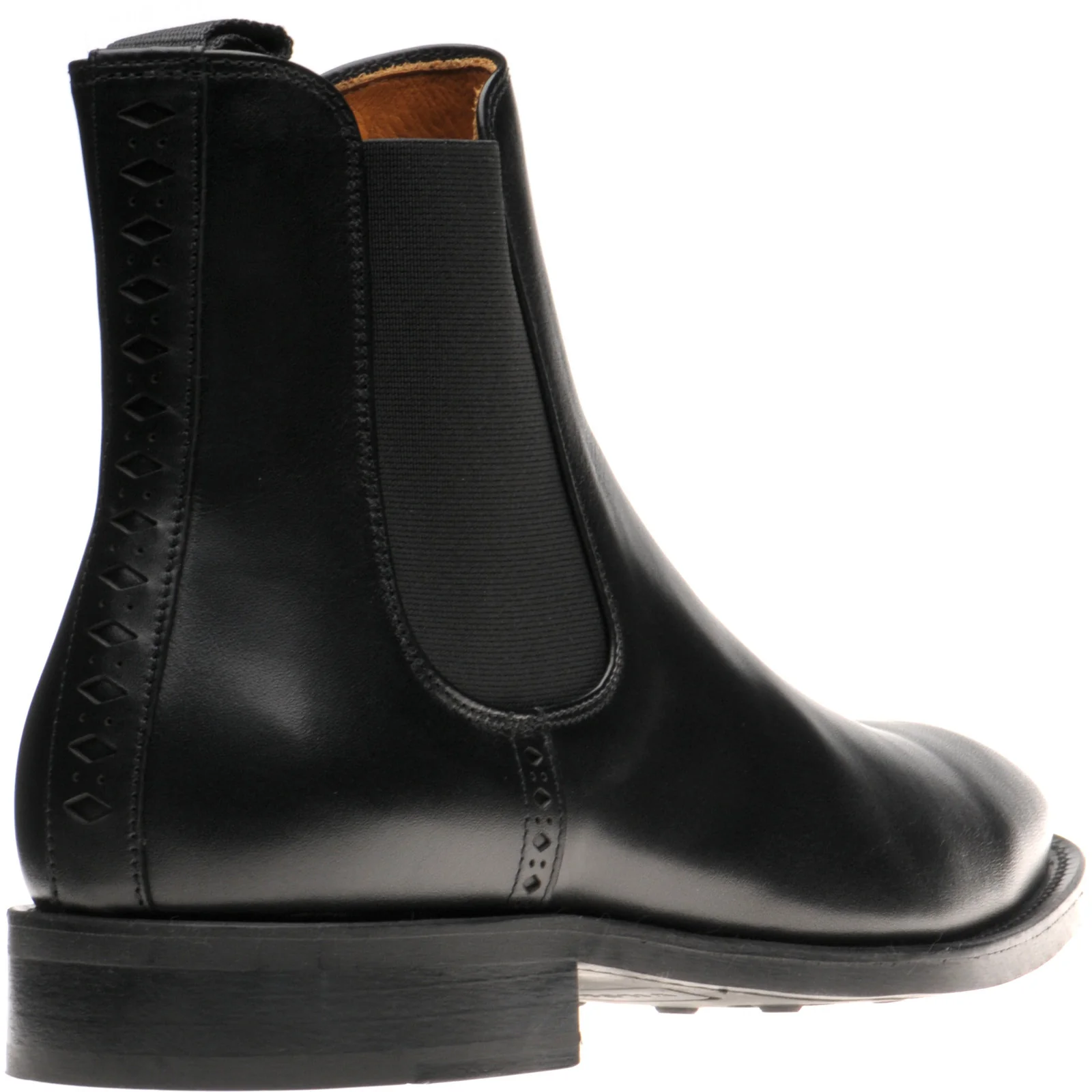 Wildsmith Model 170 mens rubber-soled Chelsea boots in black calf - Image 4