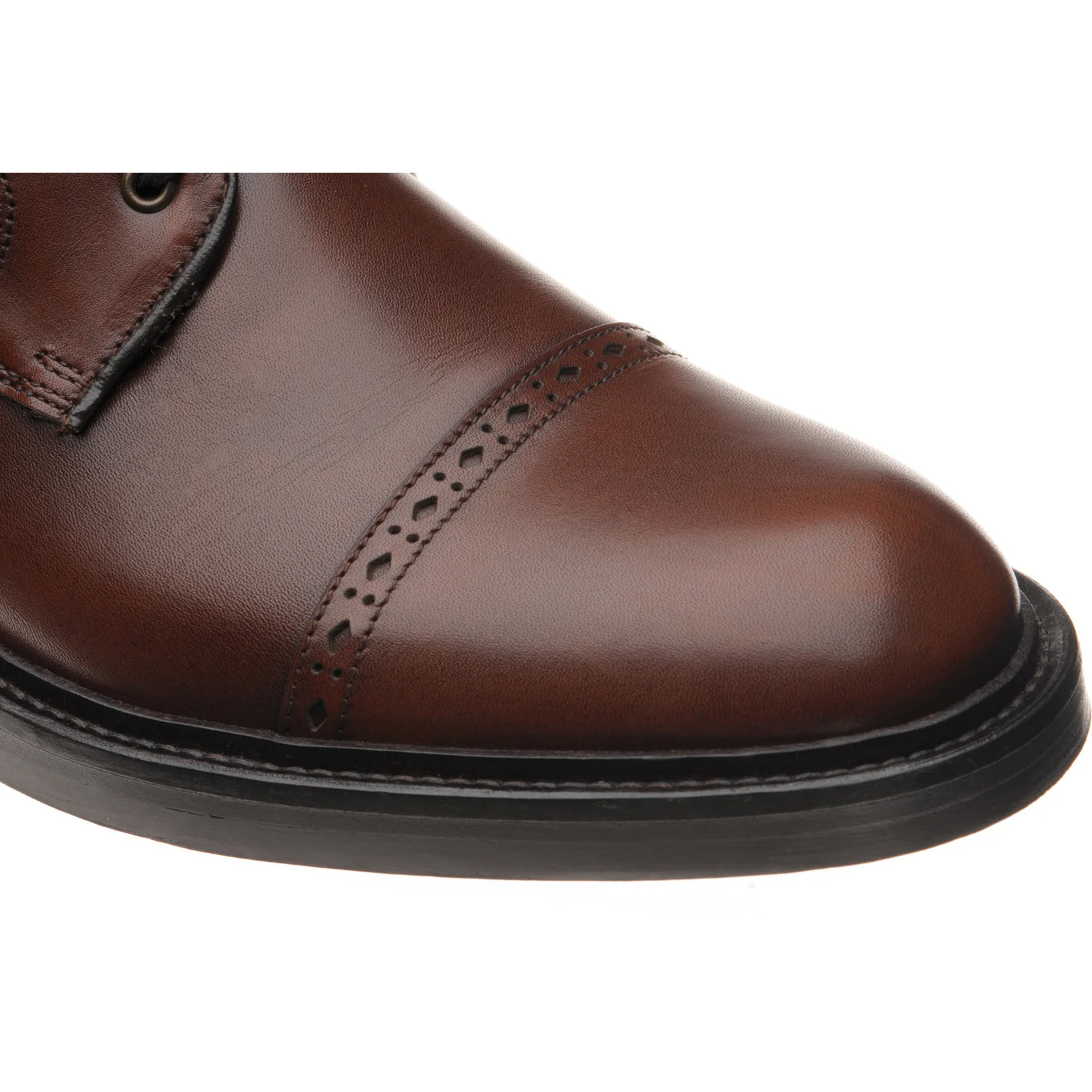 Wildsmith Model 18 mens rubber-soled boots in cognac calf - Image 5