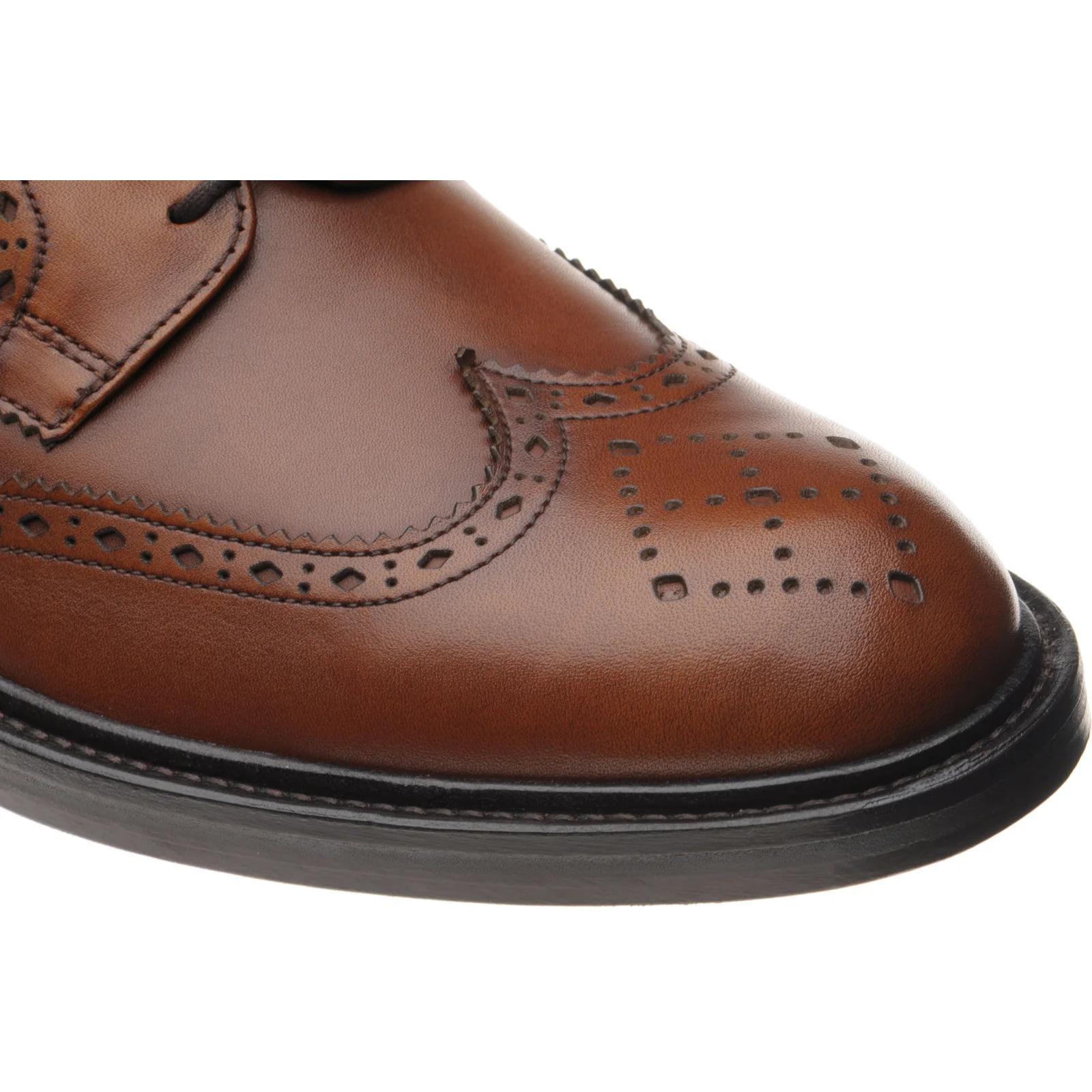 Wildsmith Model 39 mens brogues in british tan calf - Image 5