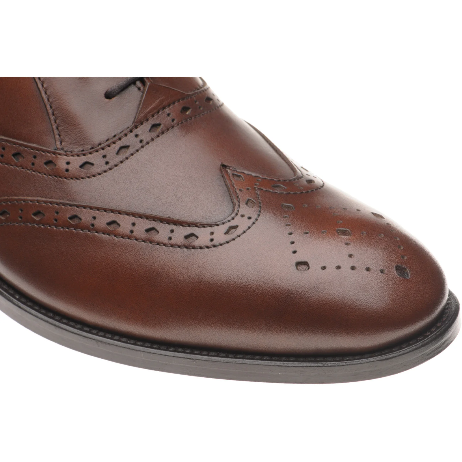Wildsmith Model 42 mens brogues in cognac calf - Image 5