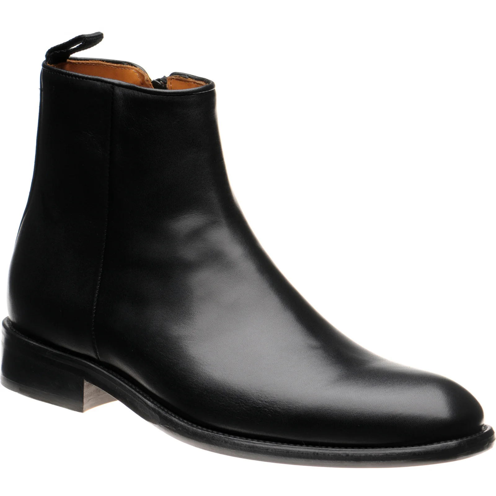Wildsmith Model 70 mens Chelsea boots in black calf (second)